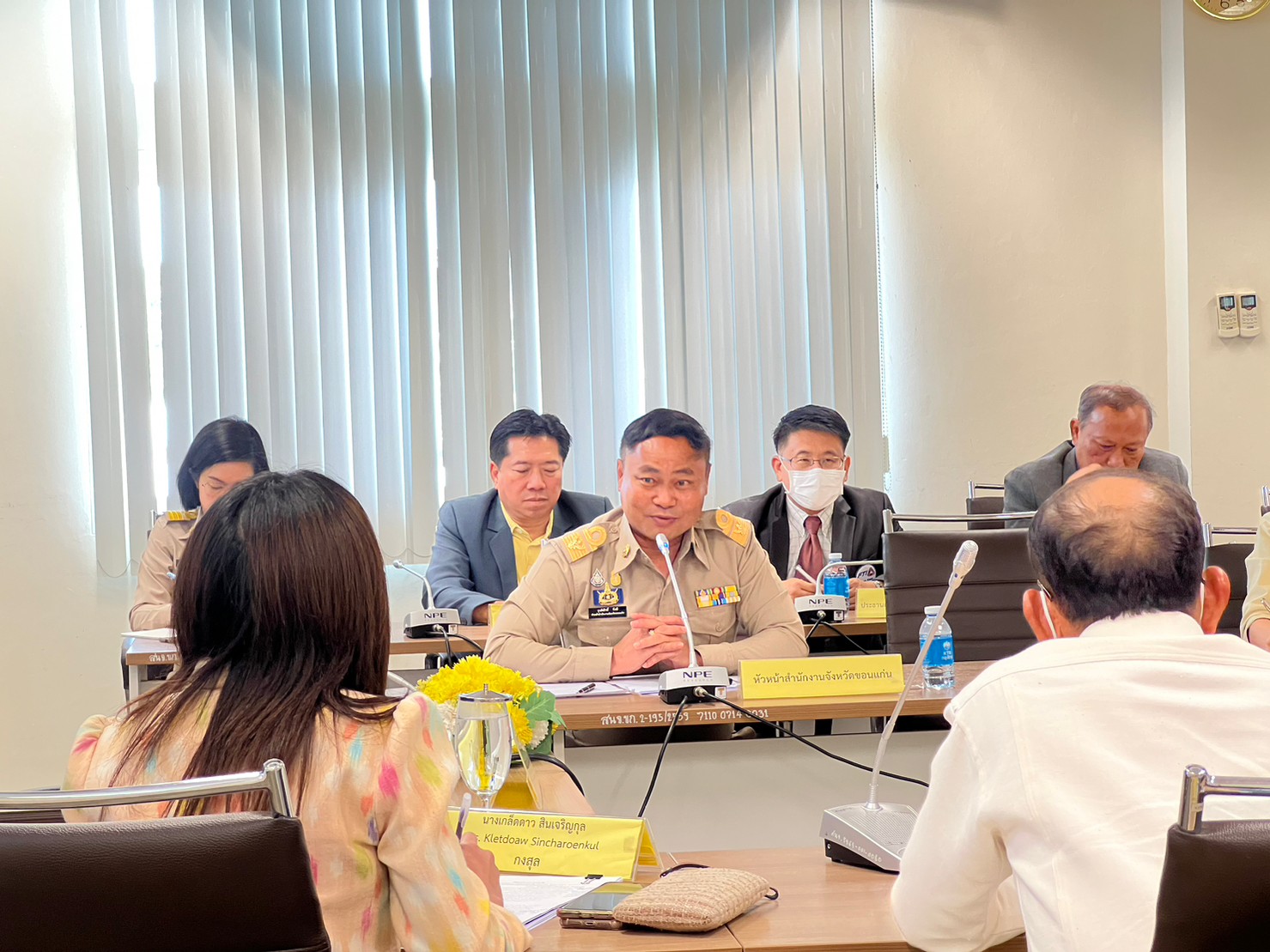 จังหวัดขอนแก่น : ร่วมต้อนรับกงสุลใหญ่ ณ แขวงสะหวันนะเขต สาธารณรัฐประชาธิปไตยประชาชนลาว และคณะผู้แทนหน่วยงานภาครัฐและภาคเอกชนของแขวนสะหวันนะเขต
