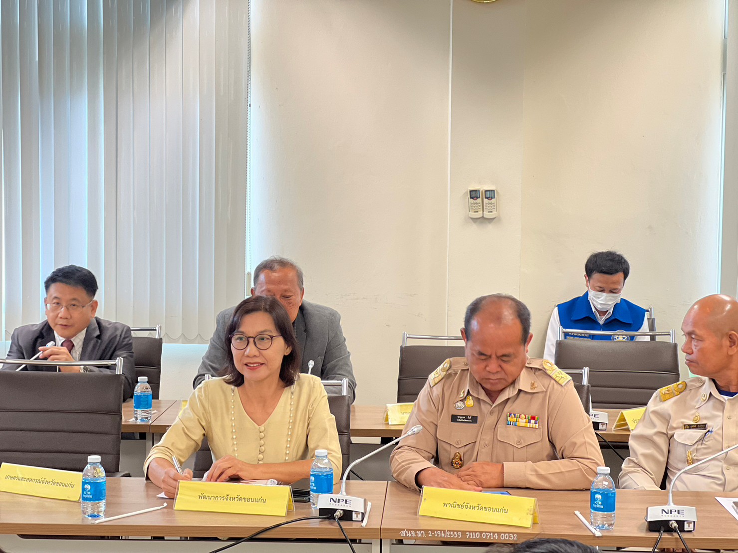 จังหวัดขอนแก่น : ร่วมต้อนรับกงสุลใหญ่ ณ แขวงสะหวันนะเขต สาธารณรัฐประชาธิปไตยประชาชนลาว และคณะผู้แทนหน่วยงานภาครัฐและภาคเอกชนของแขวนสะหวันนะเขต