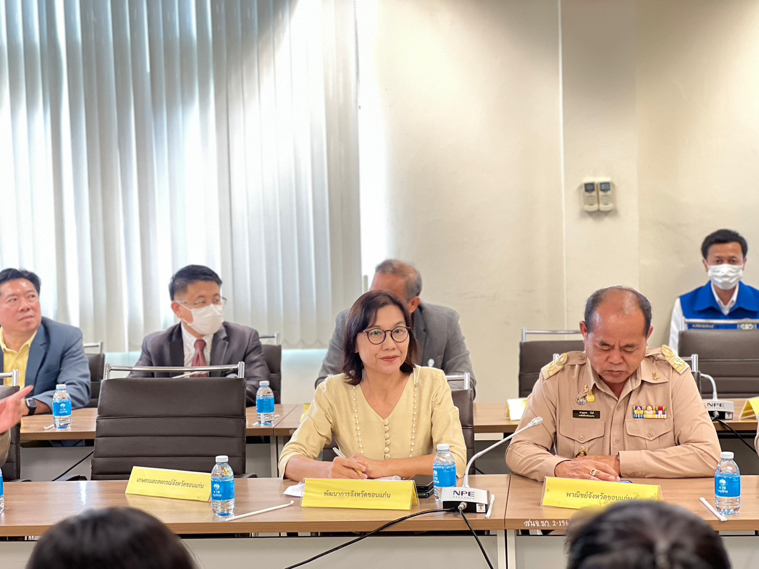 จังหวัดขอนแก่น : ร่วมต้อนรับกงสุลใหญ่ ณ แขวงสะหวันนะเขต สาธารณรัฐประชาธิปไตยประชาชนลาว และคณะผู้แทนหน่วยงานภาครัฐและภาคเอกชนของแขวนสะหวันนะเขต