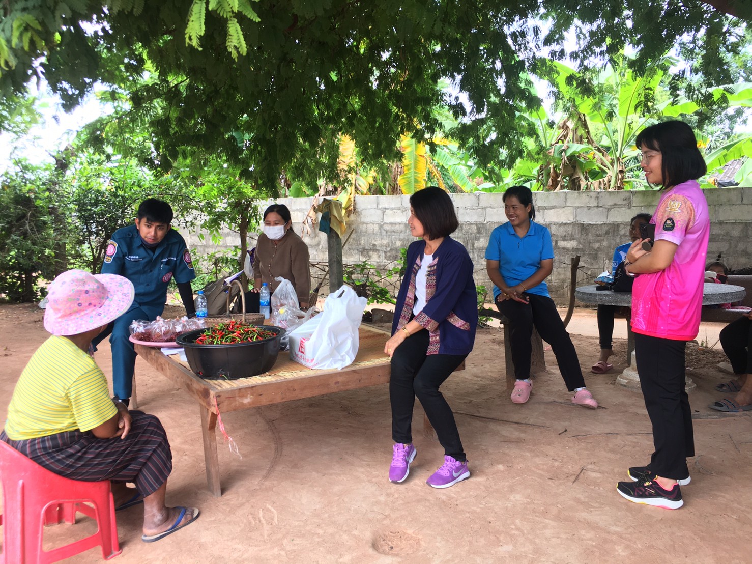 พช.ขอนแก่น : กรมการพัฒนาชุมชนกระทรวงมหาดไทย ร่วมกับ มูลนิธิปอเต๊กติ๊ง ลงพื้นที่เพื่อจัดเก็บข้อมูลครัวเรือนเป้าหมาย ในการดำเนินงานภายใต้บันทึกข้อตกลงความร่วมมือในการแก้ไขปัญหาความยากจนเชิงบูรณาการ จังหวัดขอนแก่น