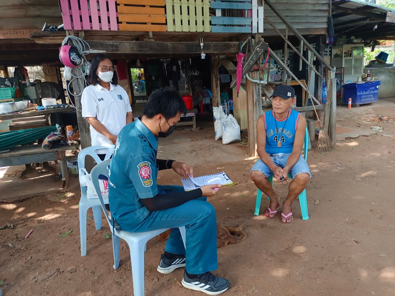 พช.ขอนแก่น : กรมการพัฒนาชุมชนกระทรวงมหาดไทย ร่วมกับ มูลนิธิปอเต๊กติ๊ง ลงพื้นที่เพื่อจัดเก็บข้อมูลครัวเรือนเป้าหมาย ในการดำเนินงานภายใต้บันทึกข้อตกลงความร่วมมือในการแก้ไขปัญหาความยากจนเชิงบูรณาการ จังหวัดขอนแก่น