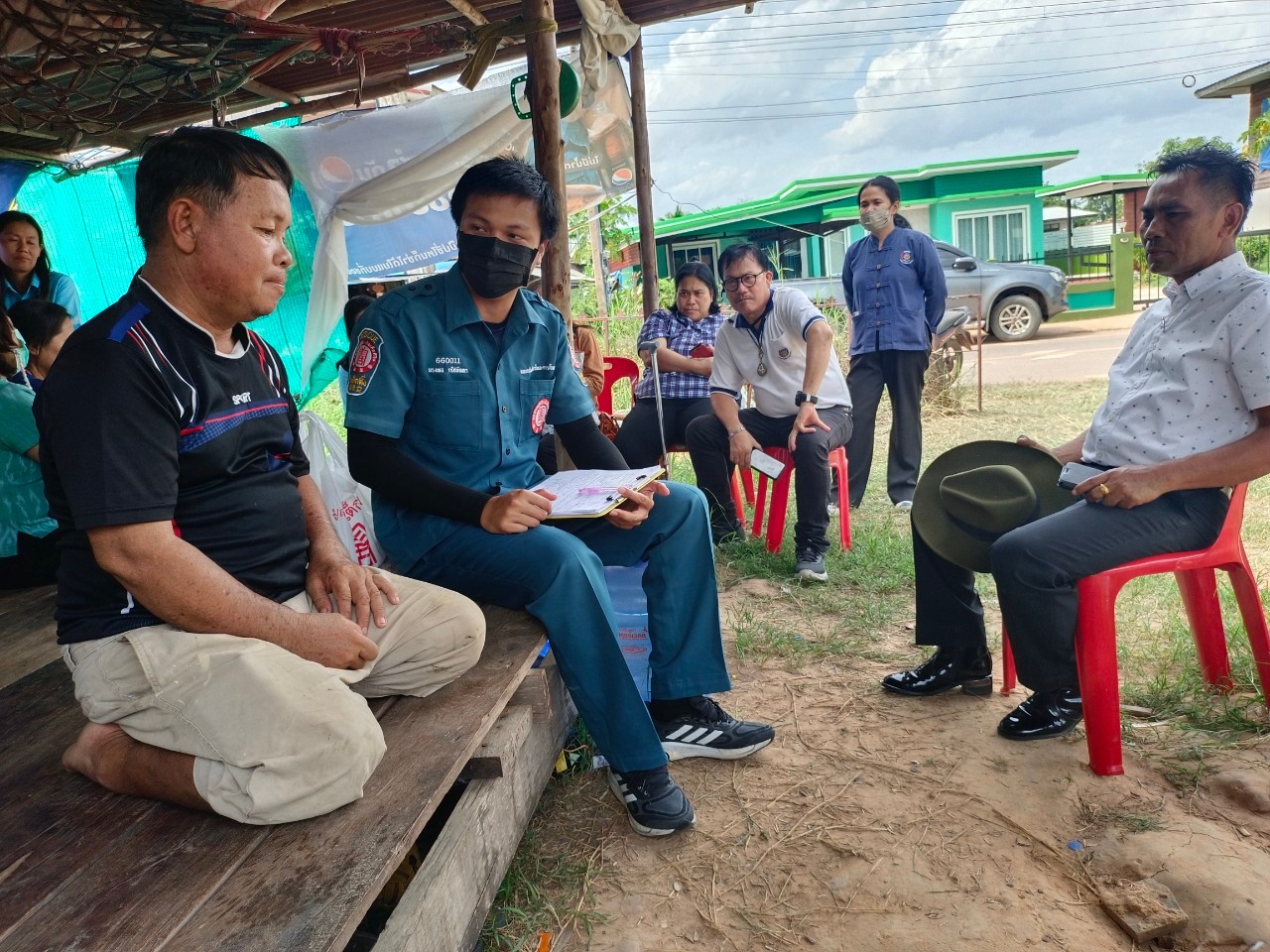 พช.ขอนแก่น : กรมการพัฒนาชุมชนกระทรวงมหาดไทย ร่วมกับ มูลนิธิปอเต๊กติ๊ง ลงพื้นที่เพื่อจัดเก็บข้อมูลครัวเรือนเป้าหมาย ในการดำเนินงานภายใต้บันทึกข้อตกลงความร่วมมือในการแก้ไขปัญหาความยากจนเชิงบูรณาการ จังหวัดขอนแก่น