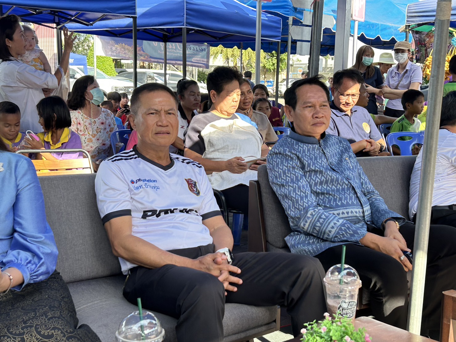 จังหวัดขอนแก่น : จัดงานตลาดเติมสุขและจำหน่ายสินค้าชุมชน (OTOP) ร่วมกับโครงการ แยก แลกยิ้ม OR (PTT Station) ระหว่างวันที่ 8 – 12 สิงหาคม 2566