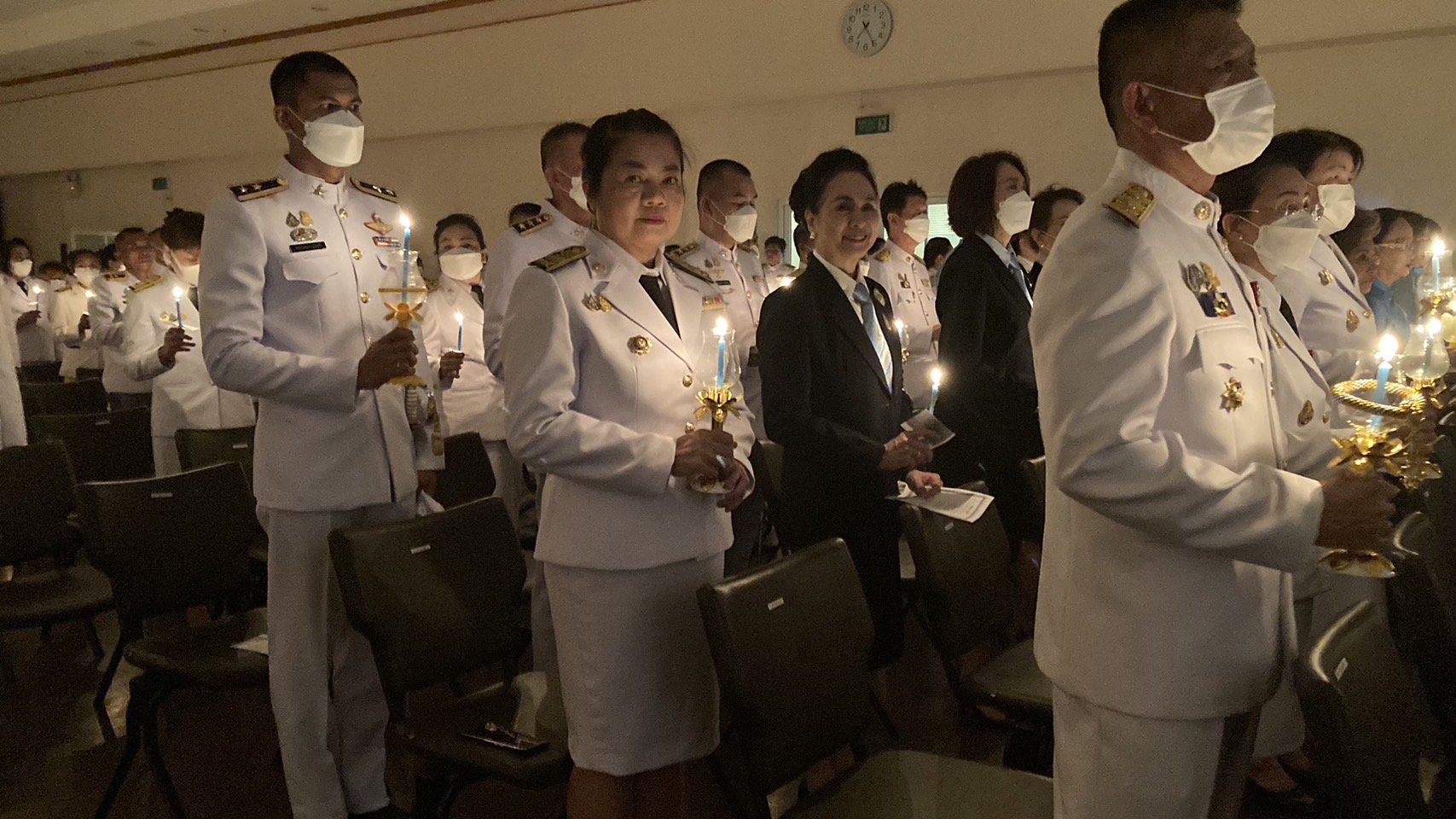 จังหวัดขอนแก่น : ประกอบพิธีถวายเครื่องราชสักการะและวางพานพุ่ม และพิธีจุดเทียนถวายพระพรชัยมงคล สมเด็จพระนางเจ้าสิริกิติ์ พระบรมราชินีนาถ พระบรมราชชนนีพันปีหลวง เนื่องใน โอกาสวันเฉลิมพระชนมพรรษา 12 สิงหาคม 2566
