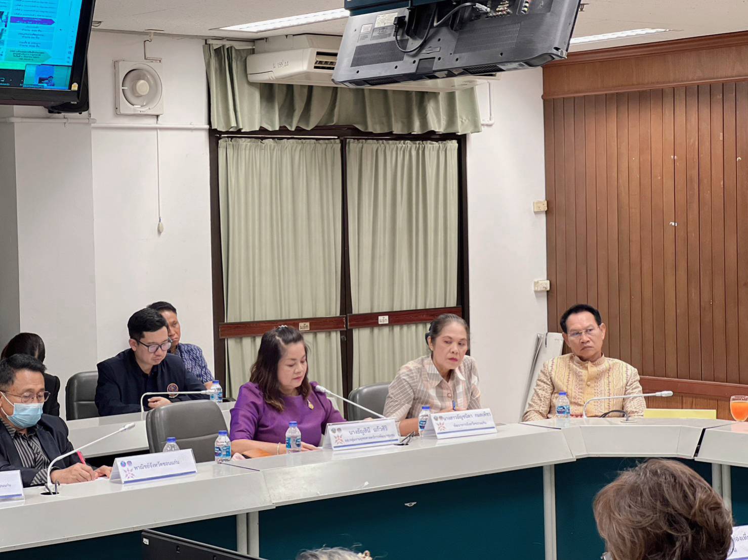 พช.ขอนแก่น : ร่วมประชุมปรึกษา คณะกรรมการ และทีมปฏิบัติการขับเคลื่อนเมืองหัตถกรรมโลกแห่งผ้ามัดหมี่ ครั้งที่ 1/2566