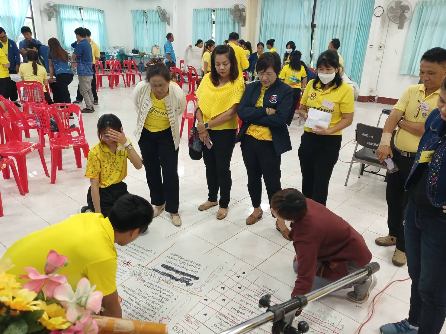 พช.ขอนแก่น : โครงการเสริมสร้างบุคลากร เก่ง ดี มีอุดมการณ์ เพื่อ การพัฒนางานอัตลักษณ์ของกรมการพัฒนาชุมชน กิจกรรมที่ 2 การออกแบบและพัฒนาฐานเรียนรู้งานอัตลักษณ์กรมการพัฒนาชุมชน (วันที่2)