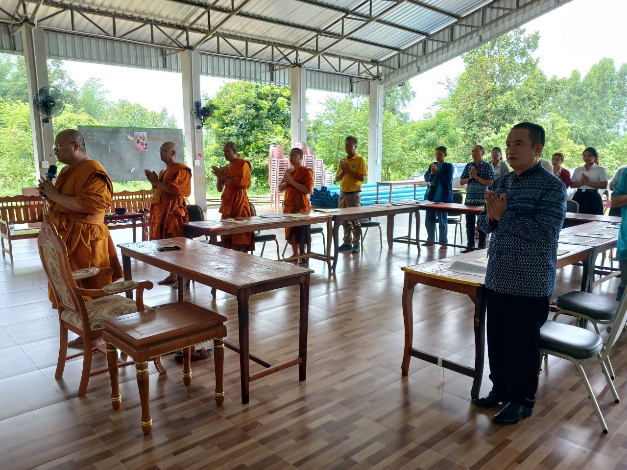 พช.ขอนแก่น : จัดโครงการการยกระดับแปลงโคก หนอง นา สวนพุทธอารยเกษตร มจร.ขอนแก่น สู่ศูนย์เรียนรู้ต้นแบบการพัฒนาคุณภาพชีวิตและการพัฒนาที่ยั่งยืน กิจกรรมที่2 การเสริมสร้างศักยภาพครูพาทำยกระดับสู่วิทยากรประจำศูนย์เรียนรู้ต้นแบบการพัฒนาคุณภาพชีวิตและการพัฒนาที่ยั้งยื่นด้วยจิตอาสาพัฒนาชุมชน