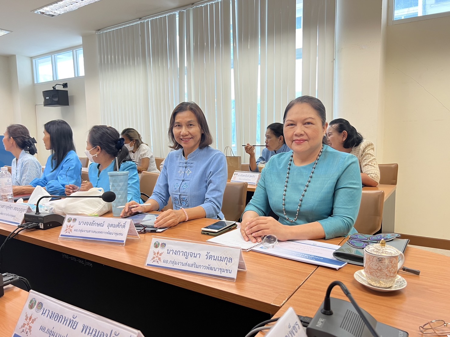 พช.ขอนแก่น : ร่วมรับฟังการประชุมขับเคลื่อนการปฏิบัติงานพัฒนาชุมชน ผ่านระบบวีดิทัศน์ทางไกล (VDO Conference)