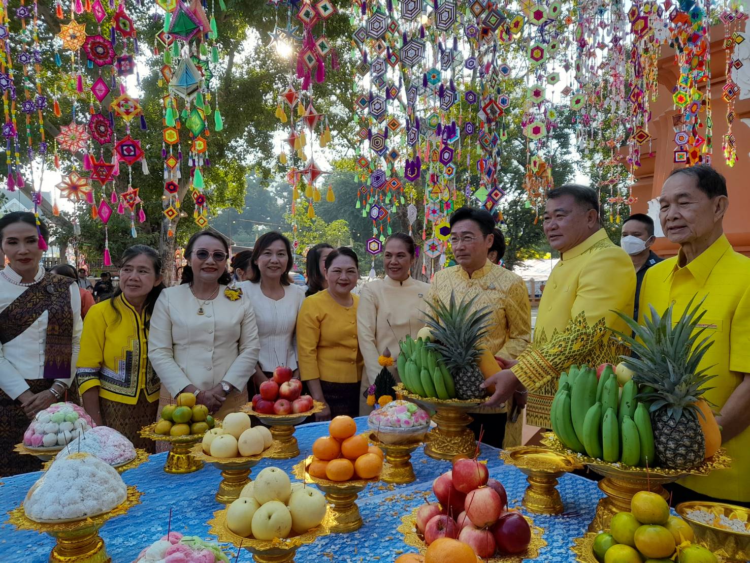 พช.ขอนแก่น : เข้าร่วมพิธีบวงสรวงสิ่งศักดิ์สิทธิ์งานเทศกาลไหมนานาชาติ ประเพณีผูกเสี่ยวงานกาชาดจังหวัดขอนแก่น และงานขอนแก่นซอฟต์พาวเวอร์ ประจำปี 2566