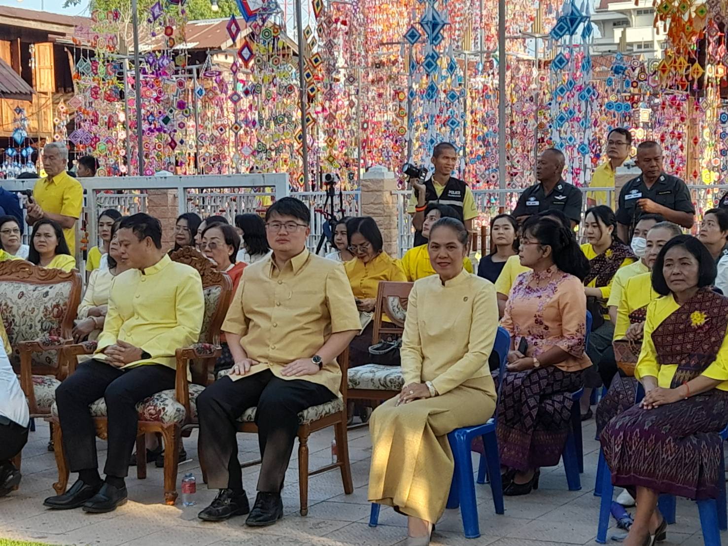 พช.ขอนแก่น : เข้าร่วมพิธีบวงสรวงสิ่งศักดิ์สิทธิ์งานเทศกาลไหมนานาชาติ ประเพณีผูกเสี่ยวงานกาชาดจังหวัดขอนแก่น และงานขอนแก่นซอฟต์พาวเวอร์ ประจำปี 2566