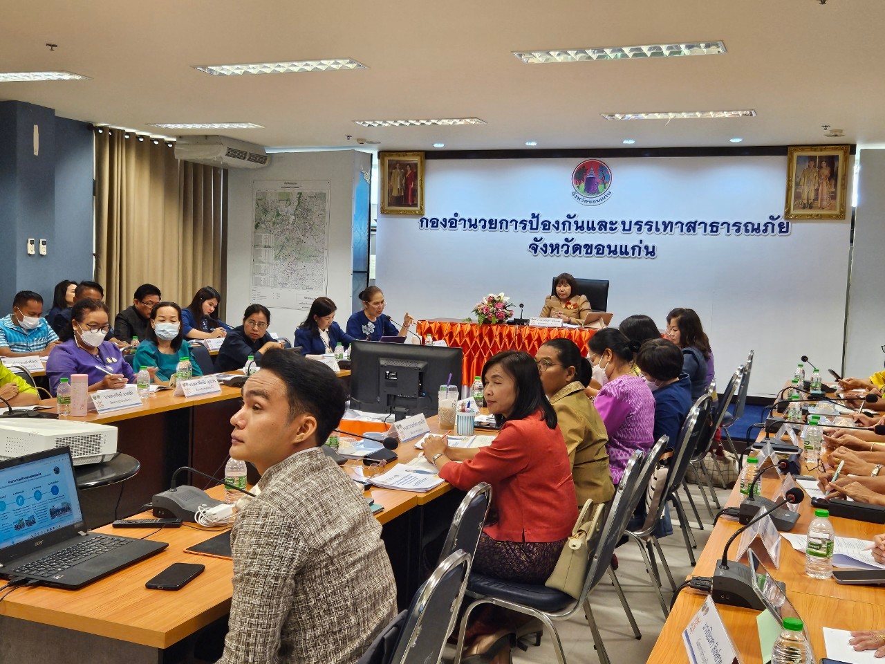พช.ขอนแก่น : รับการตรวจติดตามผลการปฏิบัติราชการ ประจำเดือน พฤศจิกายน ตามนโยบายรัฐบาล ภารกิจเร่งด่วน กระทรวงมหาดไทย ภารกิจงานสำคัญกรมการพัฒนาชุมชน ของผู้ตรวจราชการกรมการพัฒนาชุมชน เขตตรวจราชการที่ 12 (นางนวลจันทร์ ศรีมงคล)