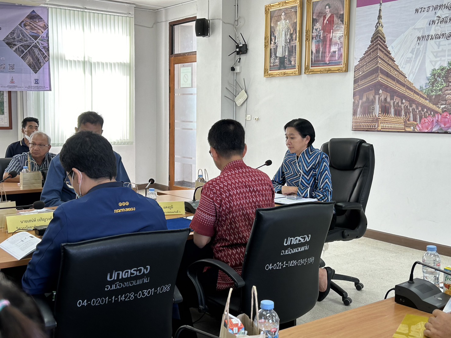 พช.ขอนแก่น : ร่วมประชุมหารือแนวคิดในการกำหนดรูปแบบการแก้ไขปัญหาจราจร แยกโนนตุ่น