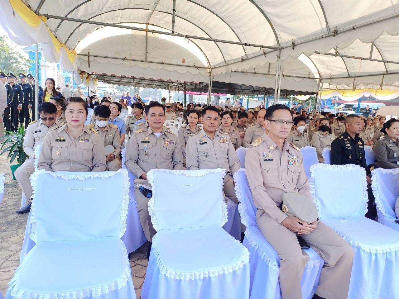 พช.ขอนแก่น : ร่วมพิธีรำลึก จอมพลสฤษดิ์ ธนะรัชต์ นายกรัฐมนตรีคนที่ 11 ของประเทศไทย ผู้วางรากฐานพัฒนาจังหวัดขอนแก่น