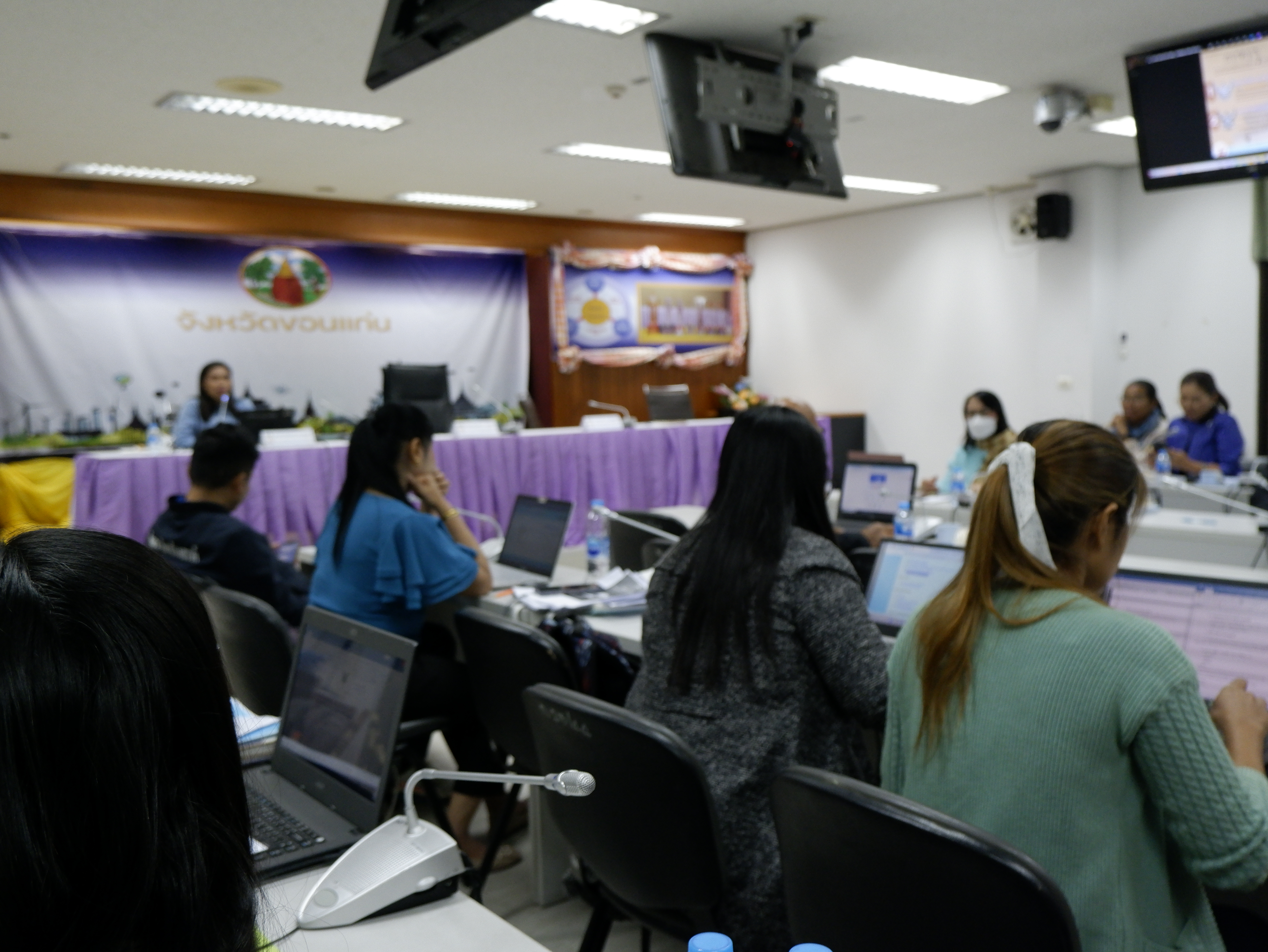 พช.ขอนแก่น : ประชุมเชิงปฏิบัติการ การใช้งานระบบสารบรรณอิเล็กทรอนิกส์กรมการพัฒนาชุมชน