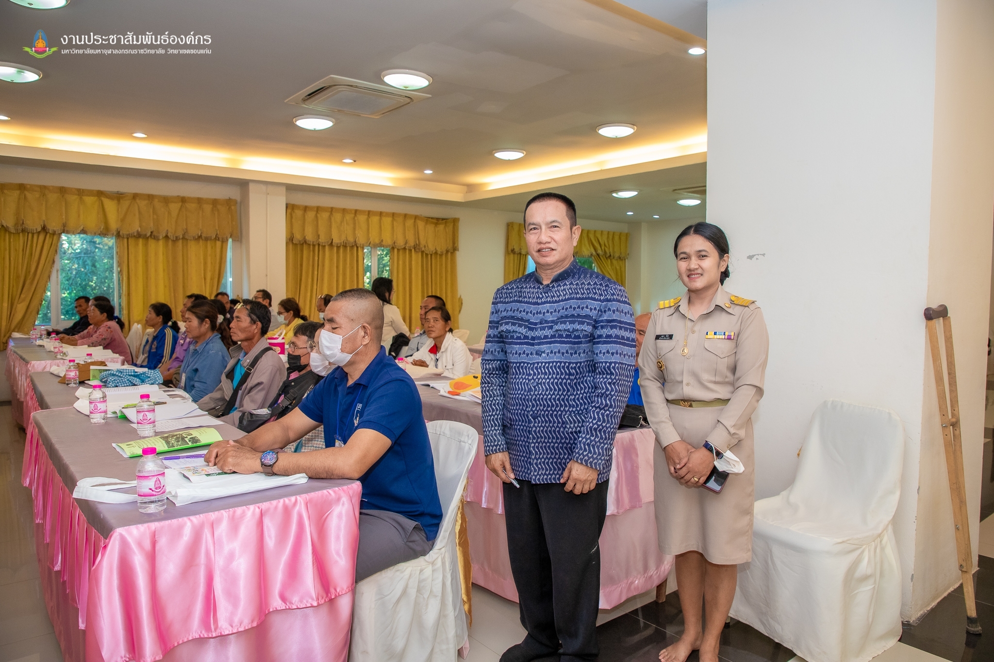 พช.ขอนแก่น : จัดฝึกอบรมโครงการพัฒนาหมู่บ้านเศรษฐกิจพอเพียง กิจกรรมที่ 1.1 อบรมแกนนำขับเคลื่อนหมู่บ้านเศรษฐกิจพอเพียง