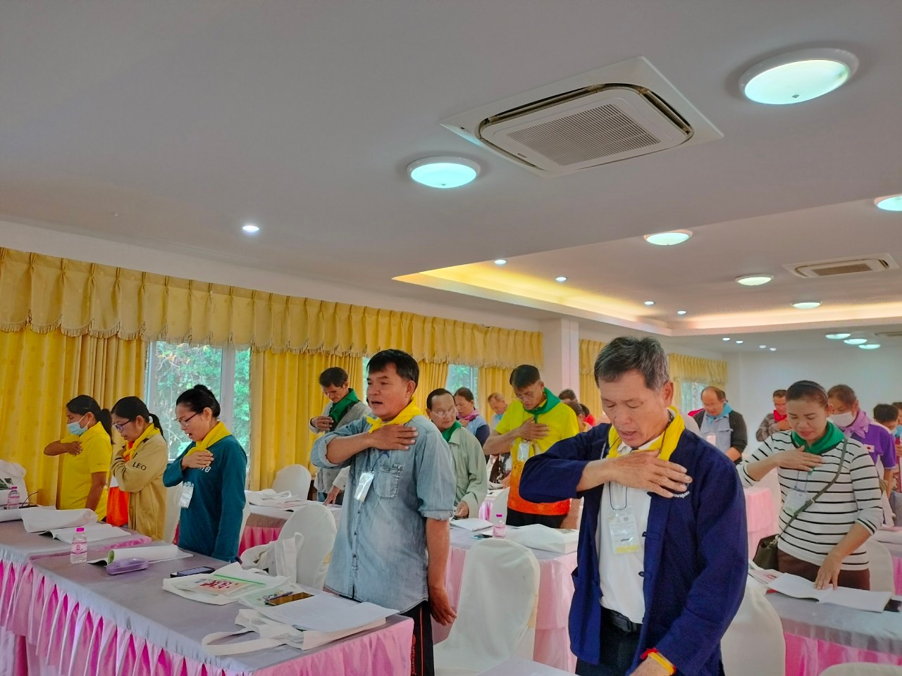 พช.ขอนแก่น : จัดฝึกอบรมโครงการพัฒนาหมู่บ้านเศรษฐกิจพอเพียง กิจกรรมที่ 1.1 อบรมแกนนำขับเคลื่อนหมู่บ้านเศรษฐกิจพอเพียง (วันที่2)