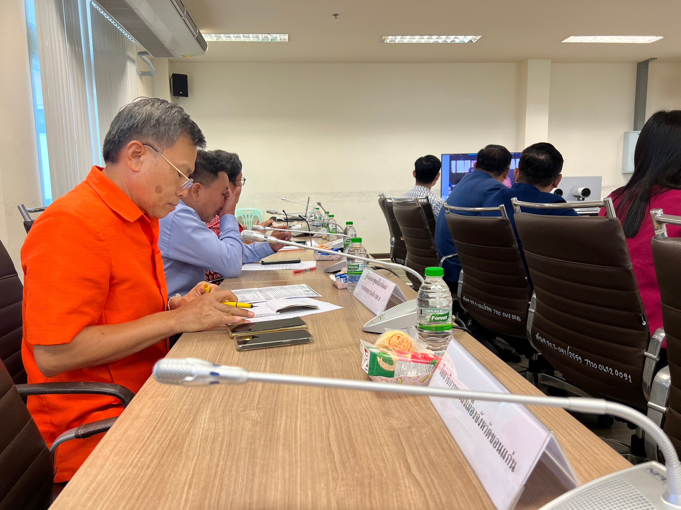 พช.ขอนแก่น ร่วมประชุมพิจารณาแผนงาน Maha Songkran World Water Festival 2024 ผ่านระบบวีดิทัศน์ทางไกล(VCS)