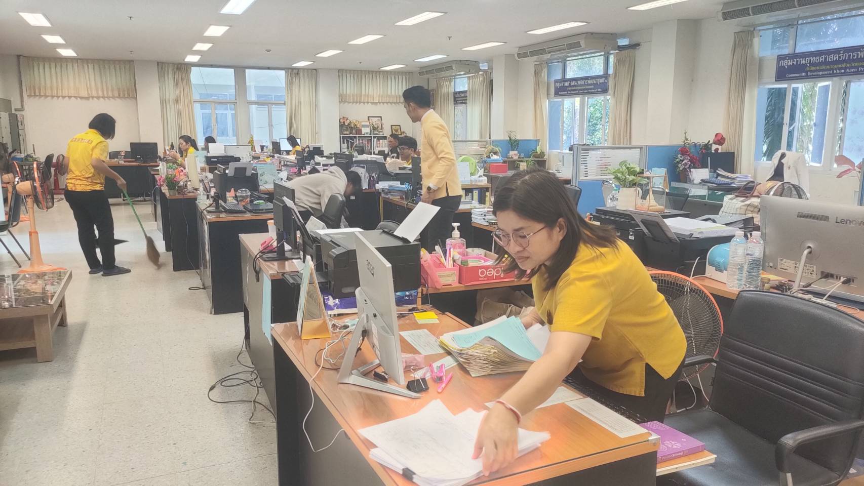 พช.ขอนแก่น : จัดกิจกรรม Big Cleaning Day สะสาง สะดวก สะอาด สุขลักษณะ สร้างนิสัย
