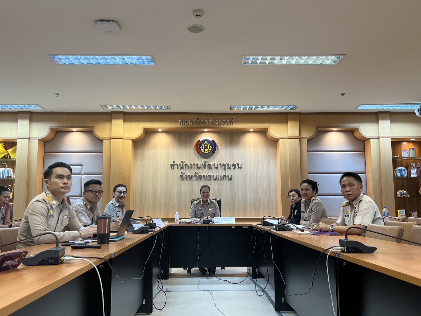 พช.ขอนแก่น : ร่วมประชุมกรมการพัฒนาชุมชน ครั้งที่ 2/2567 ผ่านระบบ video conference