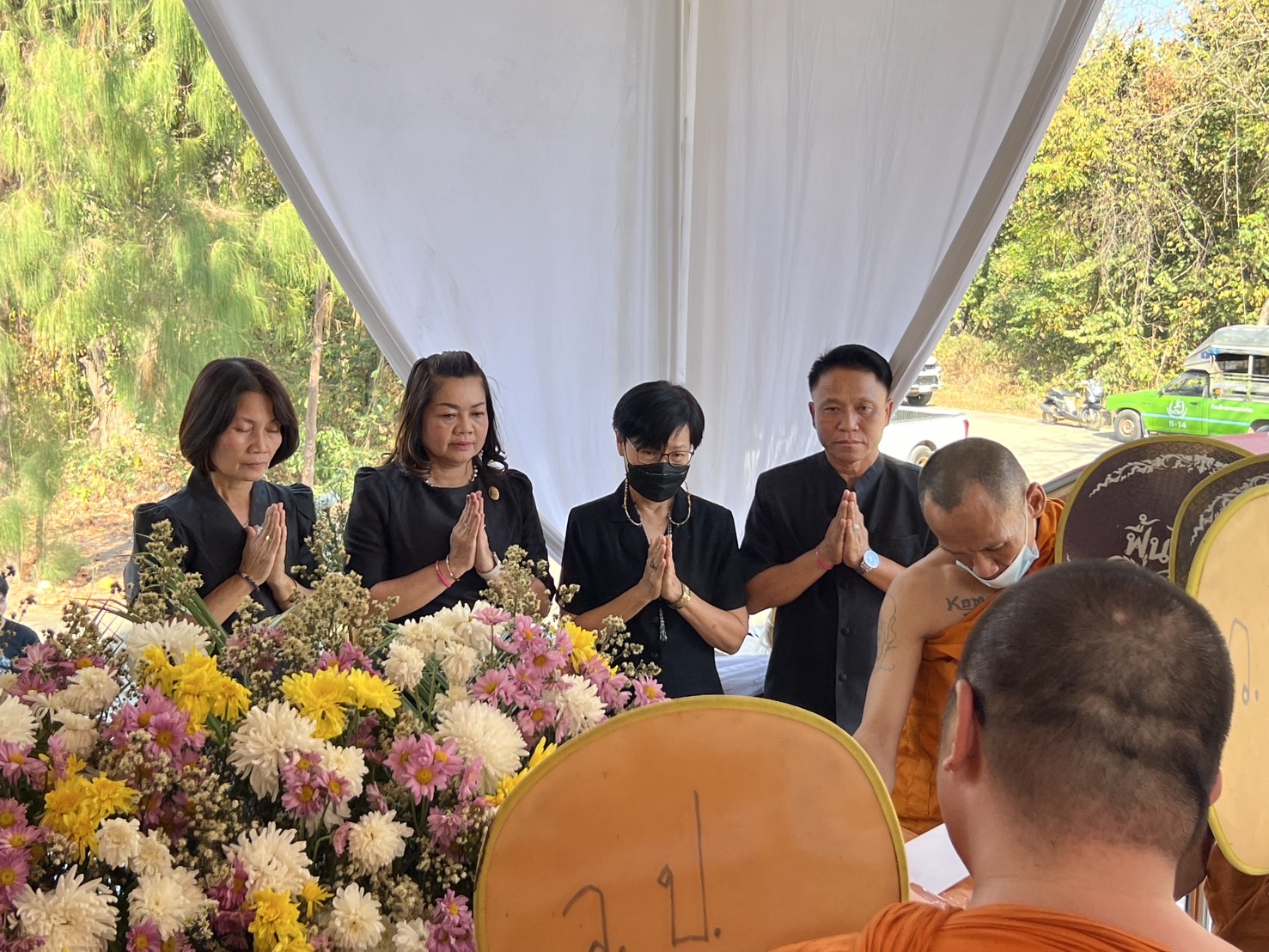 พช.ขอนแก่น : ร่วมงานฌาปนกิจศพ คุณแม่สอน สิทธิ มารดาของ นายโยธิน สิทธิ พัฒนาการอำเภอชุมแพ