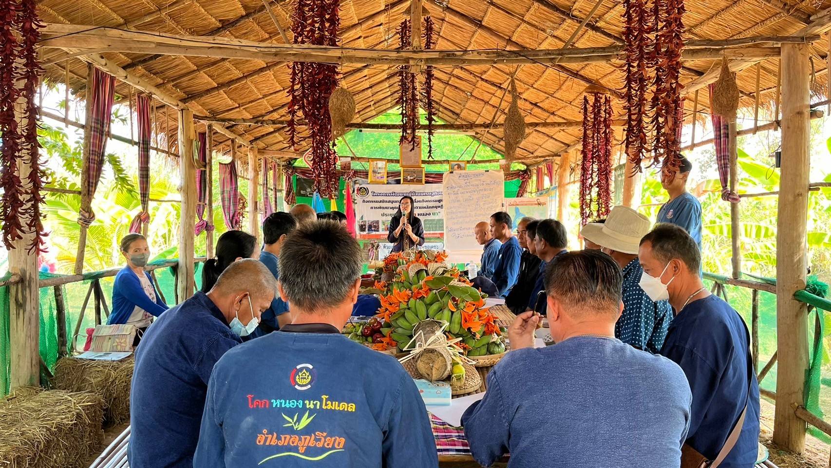พช.ขอนแก่น : ดำเนินโครงการพัฒนาหมู่บ้านเศรษฐกิจพอเพียง ประจำปีงบประมาณ 2567
