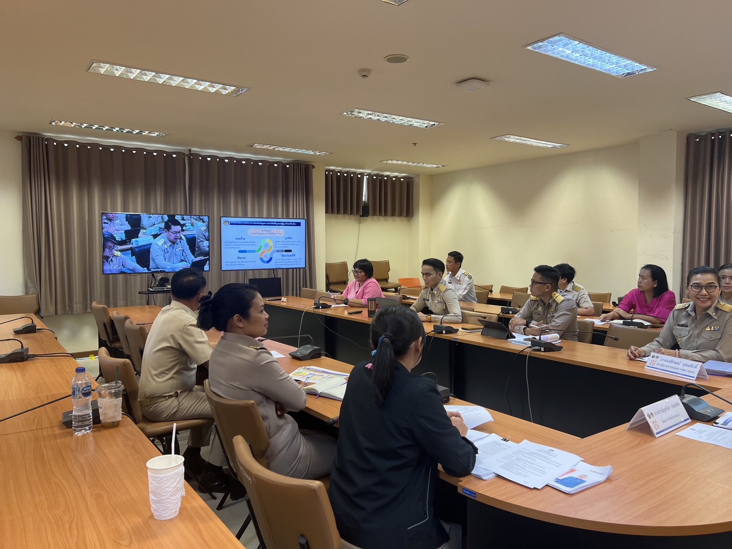 พช.ขอนแก่น : ร่วมประชุมกรมการพัฒนาชุมชน ครั้งที่ 2/2567 ผ่านระบบ video conference