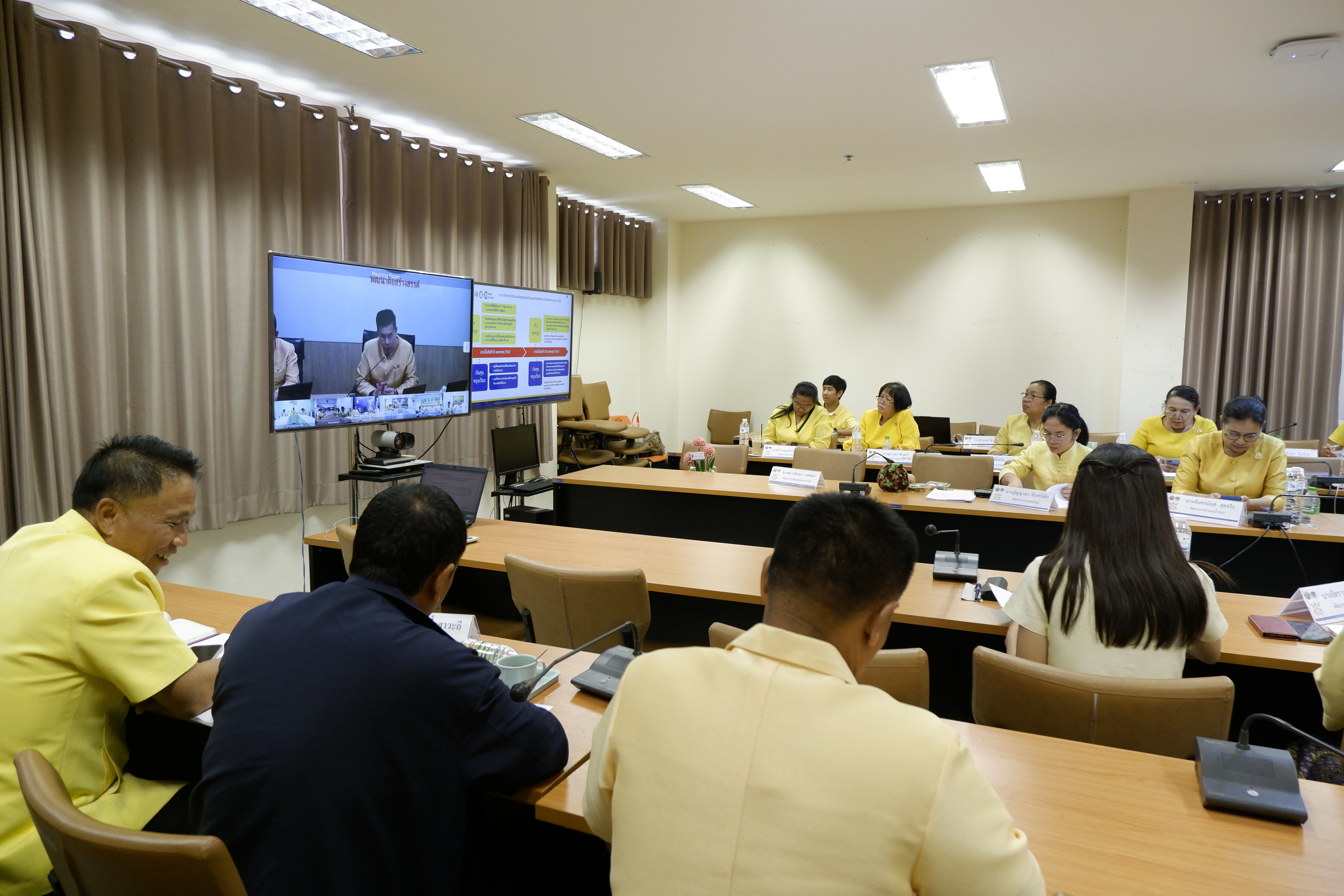 พช.ขอนแก่น : ร่วมประชุมกรมการพัฒนาชุมชน ครั้งที่ 3/2567 ผ่านระบบ video conference