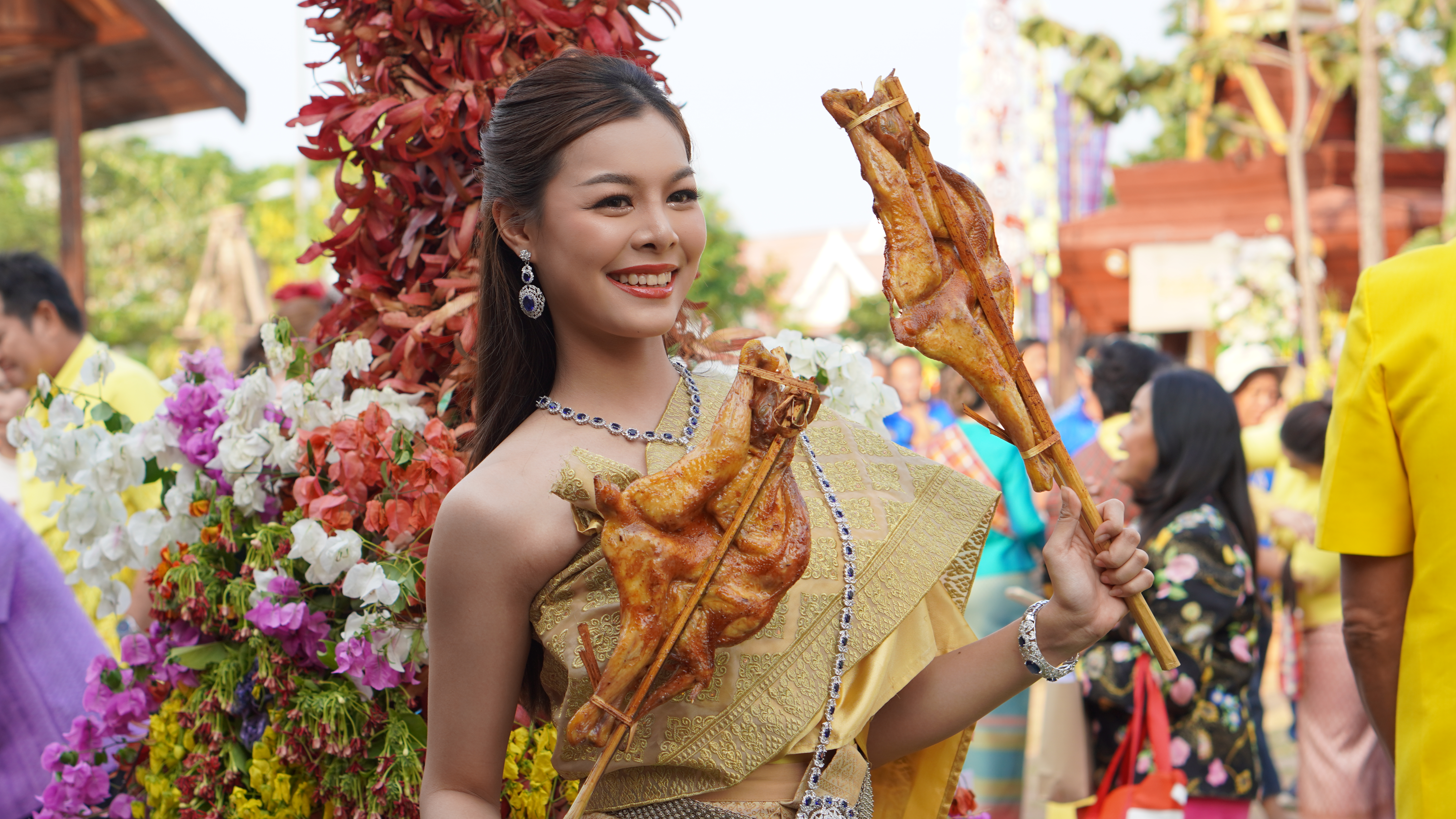 พช.ขอนแก่น : เข้าร่วมงานแถลงข่าว “สืบสานประเพณีสงกรานต์วิถีไทยบ้านขอนแก่น 2567