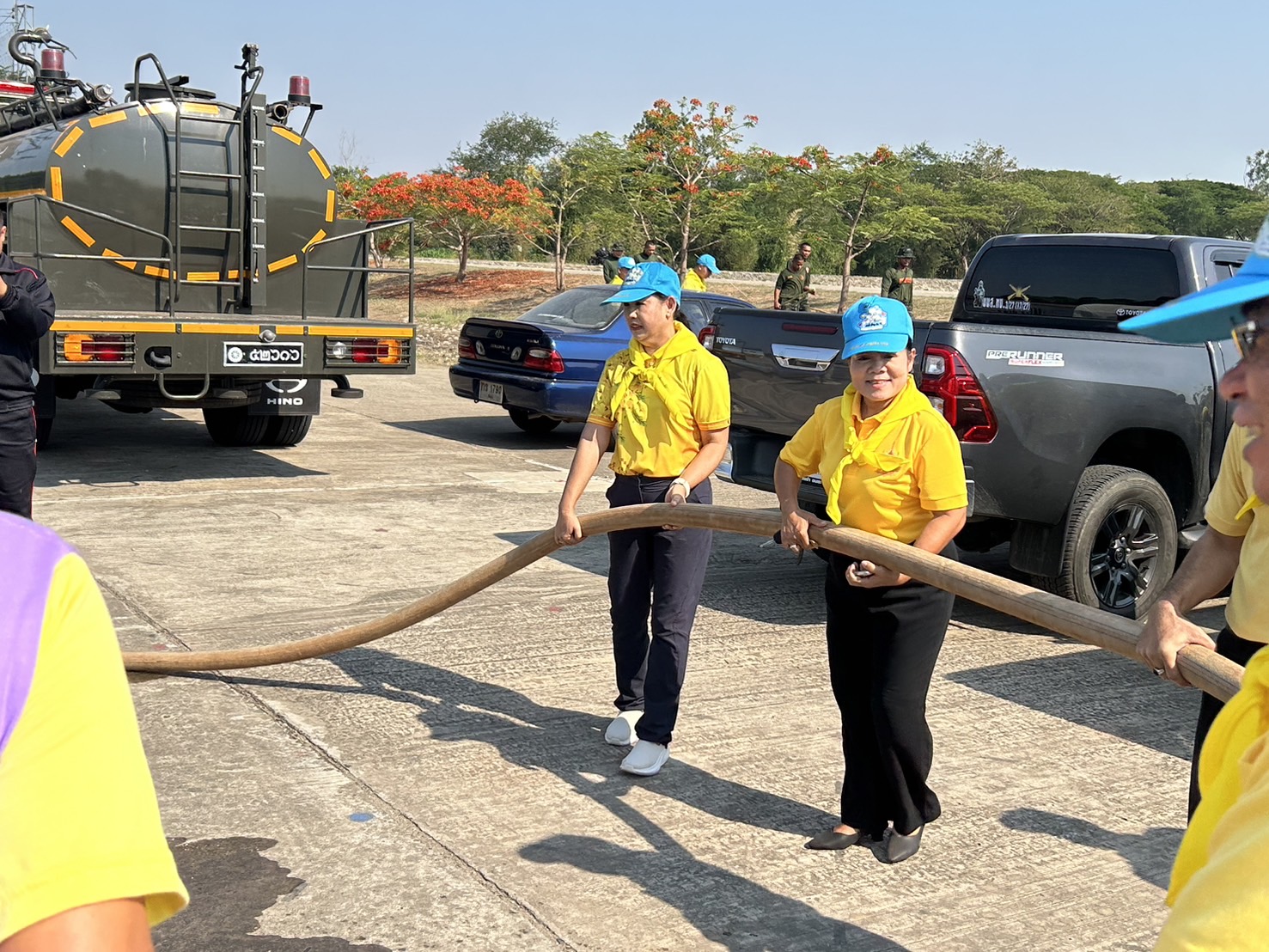 พช.ขอนแก่น : ร่วมกิจกรรมจิตอาสาพัฒนาในโอกาสวันสำคัญของชาติไทย เนื่องในวันคล้ายวันสวรรคตสมเด็จพระนเรศวรมหาราช ประจำปี พ.ศ. 2567 (วันที่ 26 เมษายน 2567)