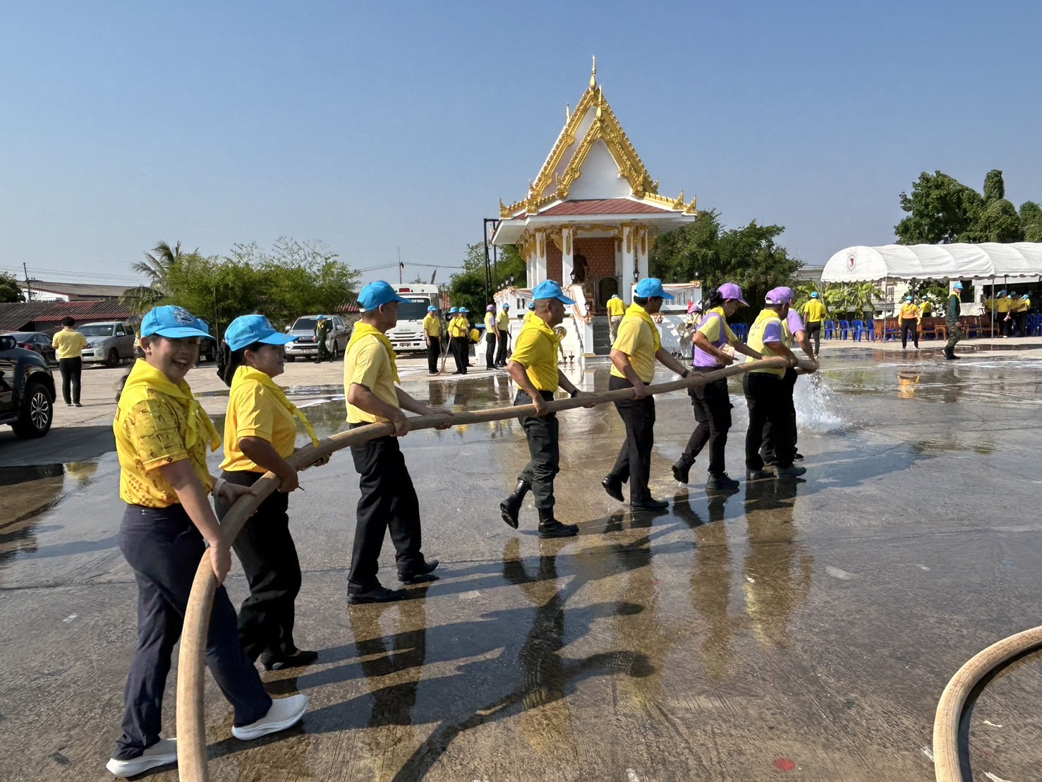 พช.ขอนแก่น : ร่วมกิจกรรมจิตอาสาพัฒนาในโอกาสวันสำคัญของชาติไทย เนื่องในวันคล้ายวันสวรรคตสมเด็จพระนเรศวรมหาราช ประจำปี พ.ศ. 2567 (วันที่ 26 เมษายน 2567)