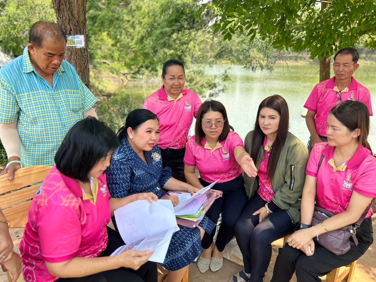 พช.ขอนแก่น : ร่วมประเมินโครงการหน้าบ้านสวย หลังบ้านสวน ประจำประปีงบประมาณ 2567