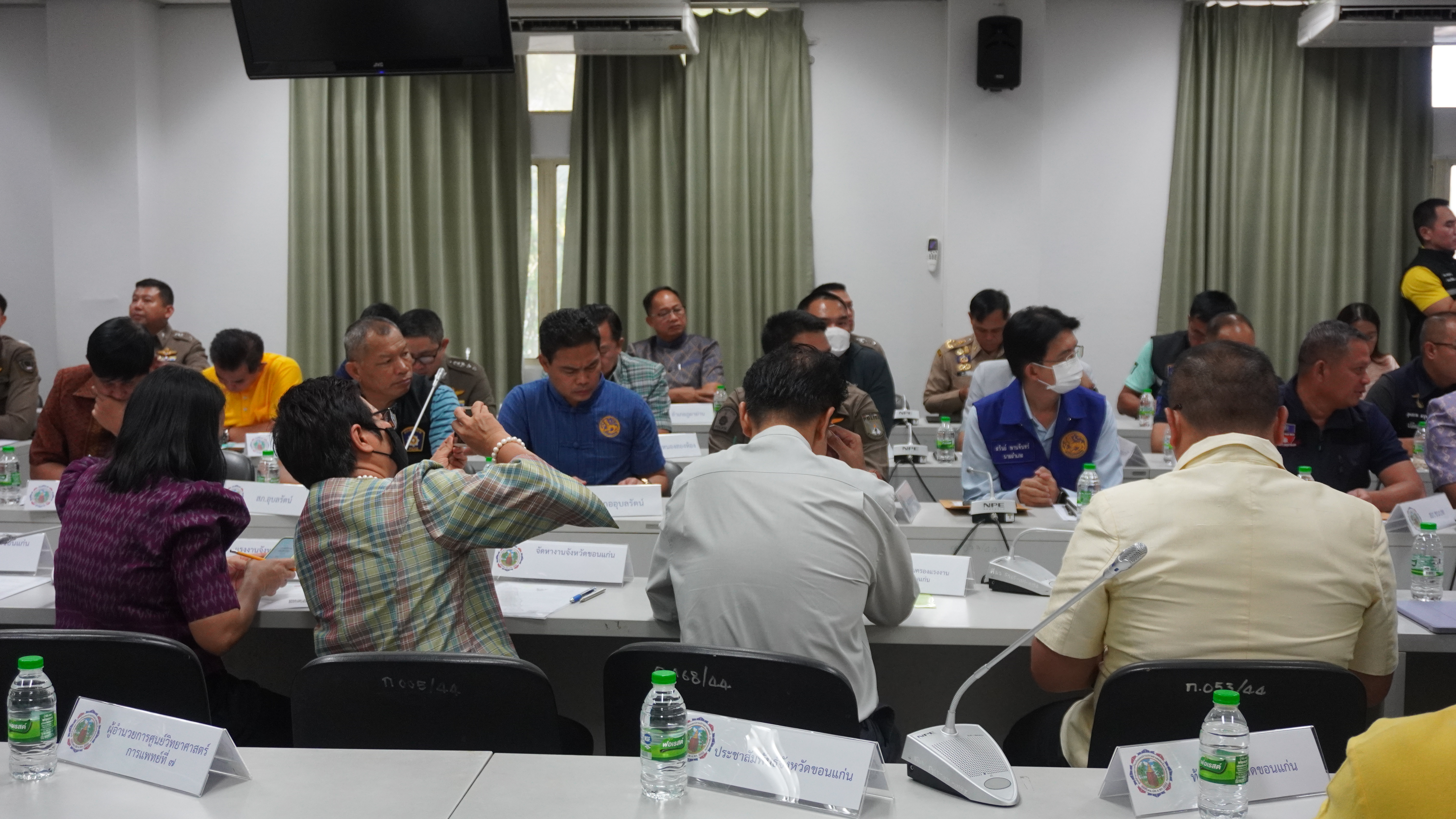 พช.ขอนแก่น : ร่วมประชุมคณะกรรมการศูนย์อำนวยการป้องกันและปรายปรามยาเสพติดจังหวัดขอนแก่น