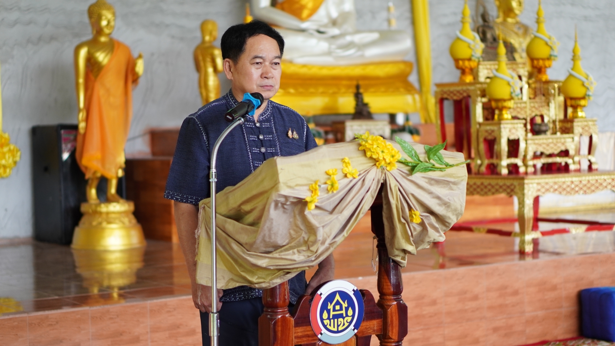จังหวัดขอนแก่น : ดำเนินโครงการขยายผลการพัฒนาพื้นที่ต้นแบบ การพัฒนาคุณภาพชีวิตตามหลักทฤษฎีใหม่ ประยุกต์สู่ “โคก หนอง นา” เฉลิมพระเกียรติพระบาทสมเด็จพระเจ้าอยู่หัว กิจกรรม “เอามื้อสามัคคี ทำความดี ถวายเป็นพระราชกุศล” เนื่องในโอกาสวันเฉลิมพระชนมพรรษาสมเด็จพระนางเจ้าฯ พระบรมราชินี ณ ศูนย์เรียนรู้ “โคก หนอง นา” พุทธอารยเกษตร มจร.ขอนแก่น
