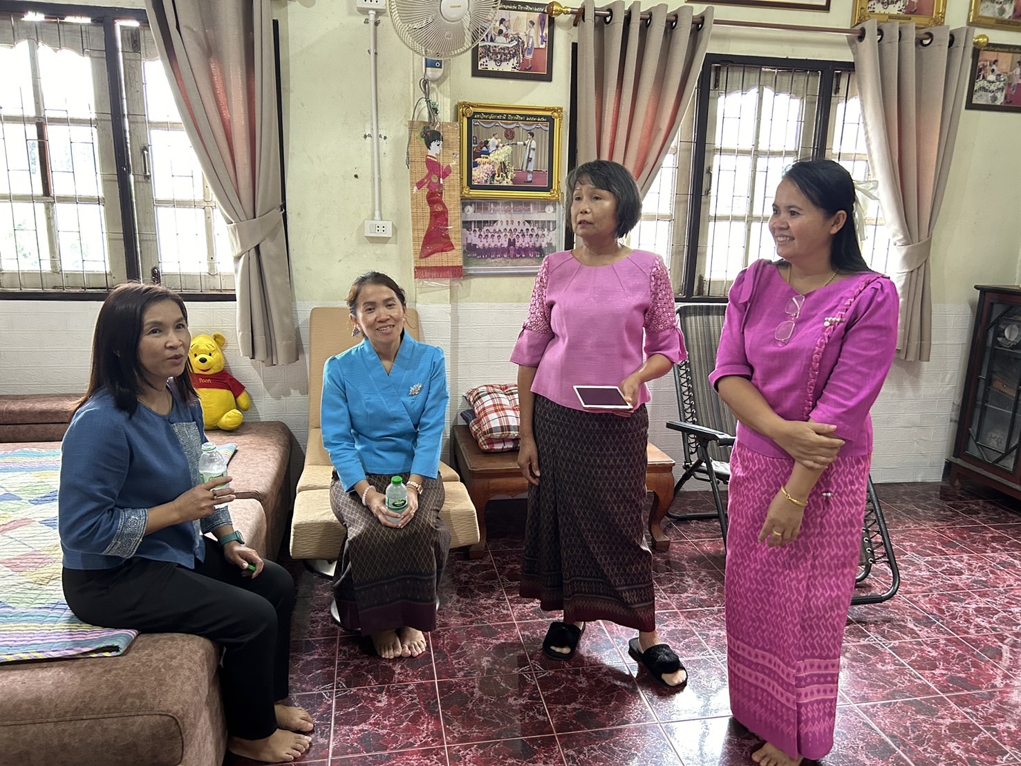 พช.ขอนแก่น : ร่วมตรวจประเมินเพื่อการรับรองมาตรฐานการท่องเที่ยวโดยชุมชน ณ วิสาหกิจชุมชนเกษตรกรบ้านโคกไม้งามโฮมสเตย์ ตำบลศรีสุข อำเภอสีชมพู จังหวัดขอนแก่น