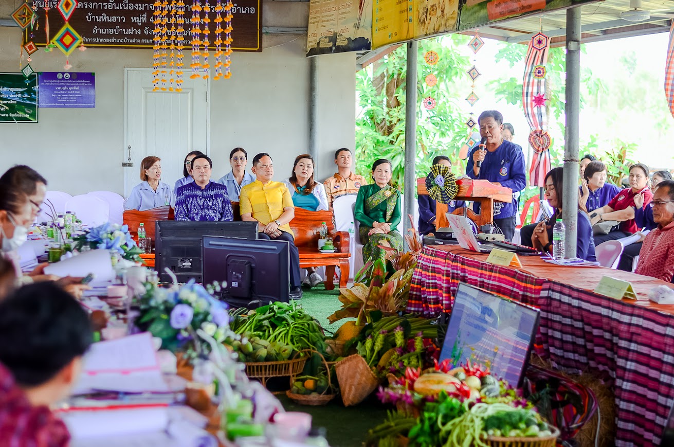 จังหวัดขอนแก่น : ลงพื้นที่กลุ่มโซนอำเภอที่1 คัดสรรกิจกรรมพัฒนาชุมชนดีเด่น ประจำปี 2567 รอบคัดเลือกระดับจังหวัด