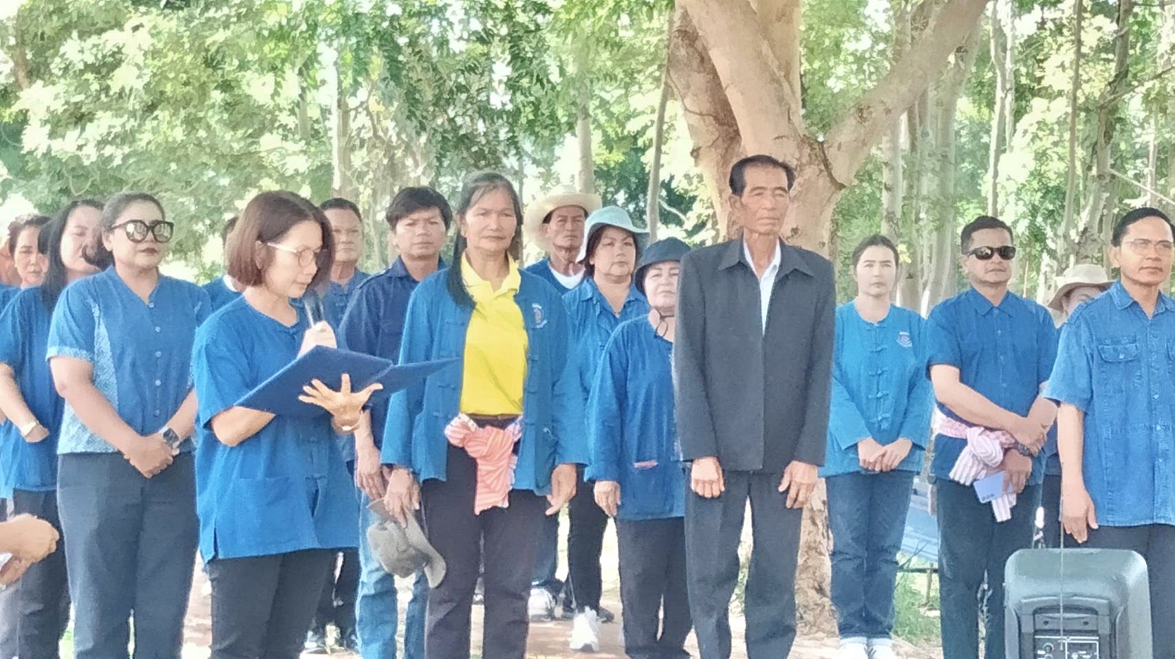 พช.ขอนแก่น : ร่วมโครงการขยายผลการพัฒนาพื้นที่ต้นแบบการพัฒนาคุณภาพชีวิตตามหลักทฤษฎีใหม่ ประยุกต์สู่ “โคก หนอง นา” เฉลิมพระเกียรติพระบาทสมเด็จพระเจ้าอยู่หัว ณ อำเภอแวงใหญ่