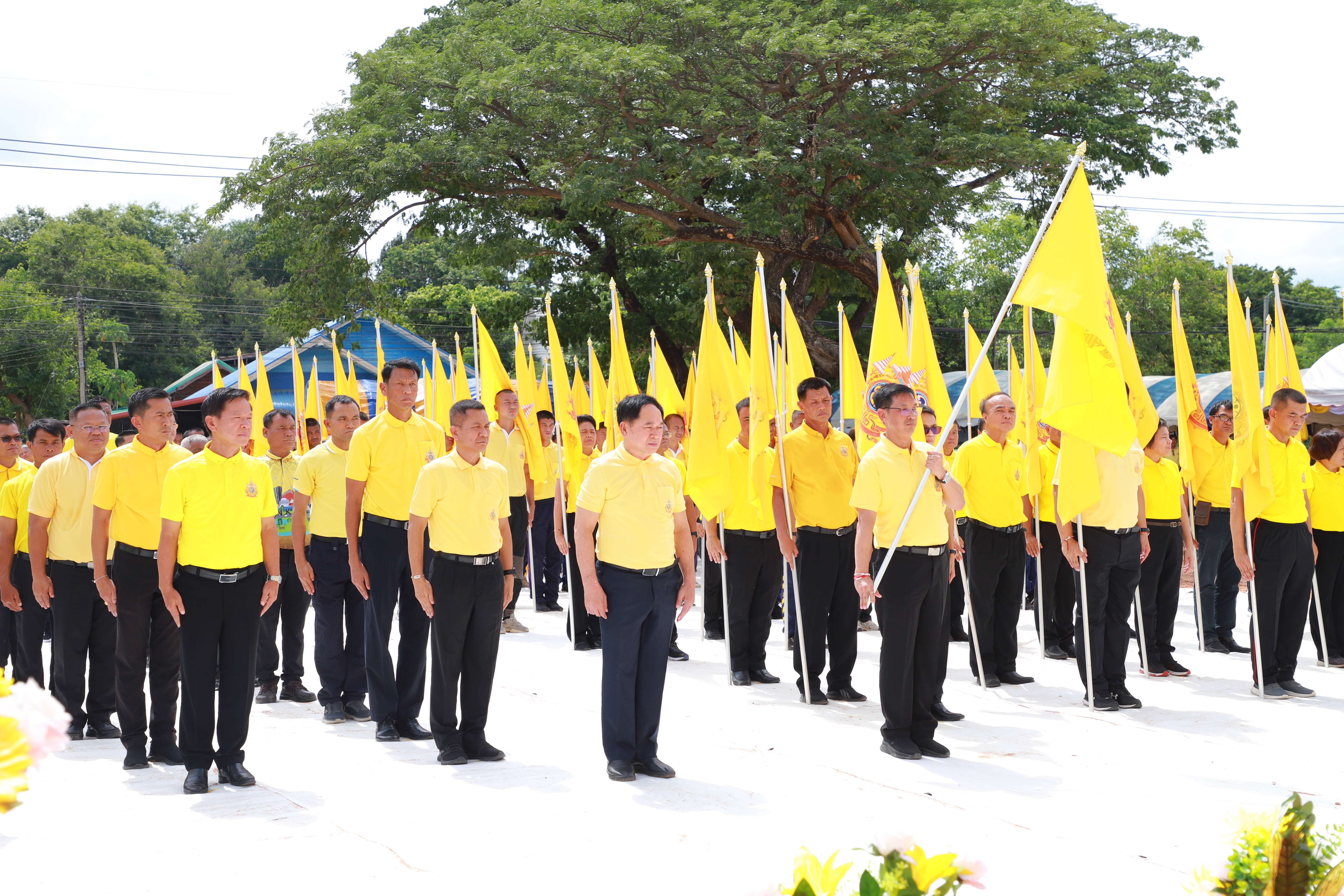 จังหวัดขอนแก่น : รับมอบธงตราสัญลักษณ์ งานเฉลิมพระเกียรติพระบาทสมเด็จพระเจ้าอยู่หัว เนื่องในโอกาสพระราชพิธีมหามงคลเฉลิมพระชนมพรรษา 6 รอบ 28 กรกฎาคม 2567 สายที่ 4 จากจังหวัดมหาสารคาม