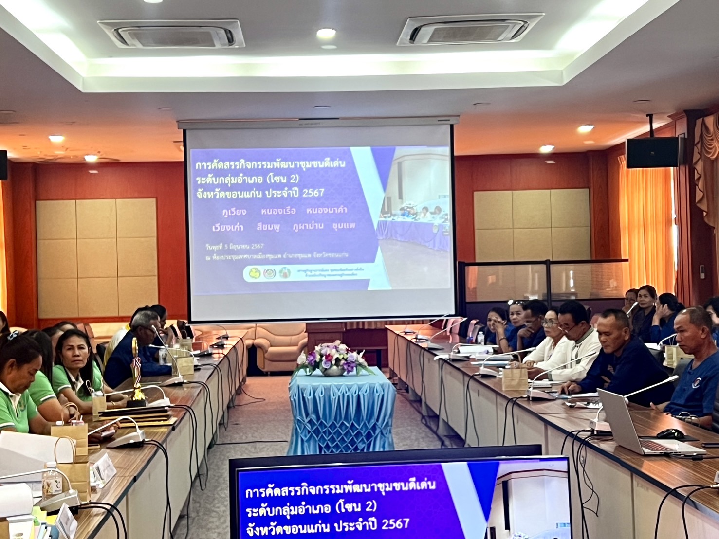จังหวัดขอนแก่น : ดำเนินโครงการคัดสรรกิจกรรมพัฒนาชุมชนดีเด่น ประจำปี 2567 (ระดับกลุ่มโซนอำเภอที่2)