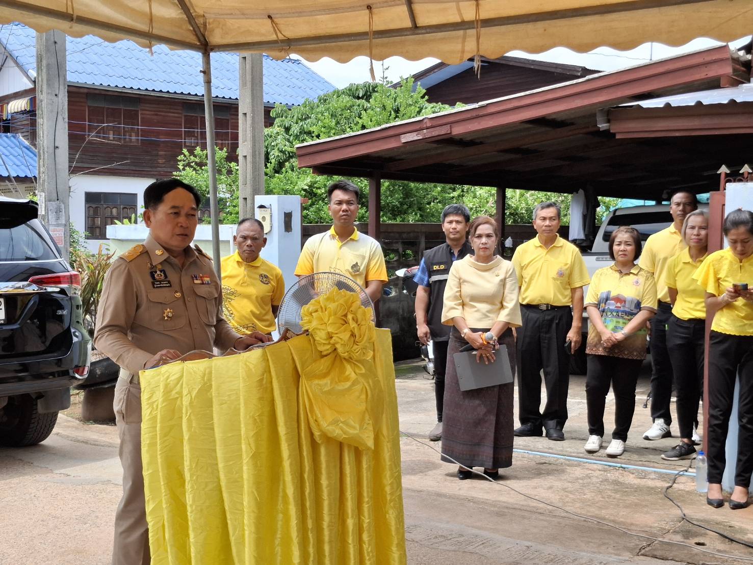 พช.ขอนแก่น : ร่วมพิธีมอบบ้านตามโครงการ “กองบุญแห่งการให้อำเภอเมืองขอนแก่น”