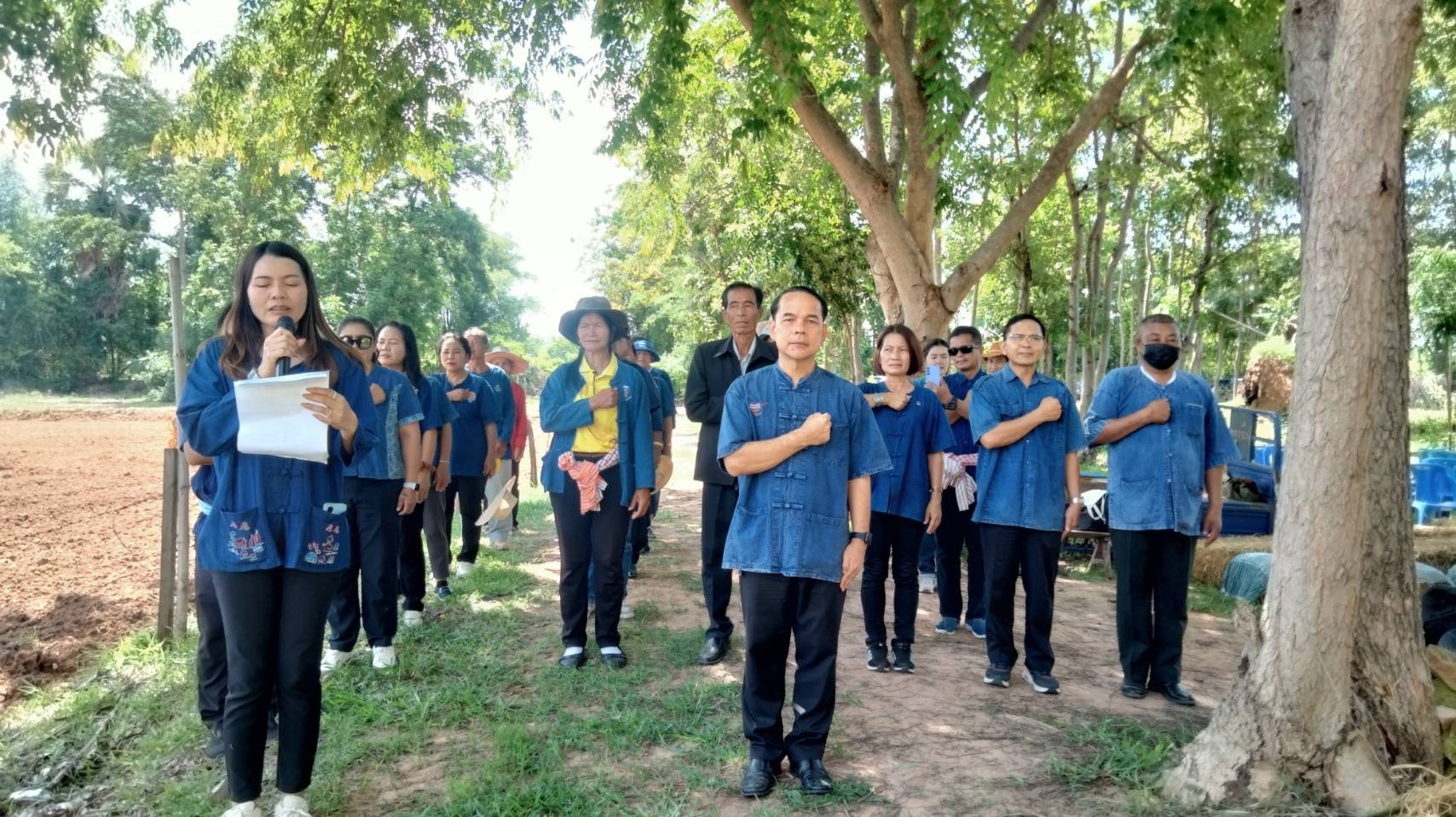 พช.ขอนแก่น : ร่วมโครงการขยายผลการพัฒนาพื้นที่ต้นแบบการพัฒนาคุณภาพชีวิตตามหลักทฤษฎีใหม่ ประยุกต์สู่ “โคก หนอง นา” เฉลิมพระเกียรติพระบาทสมเด็จพระเจ้าอยู่หัว ณ อำเภอแวงใหญ่