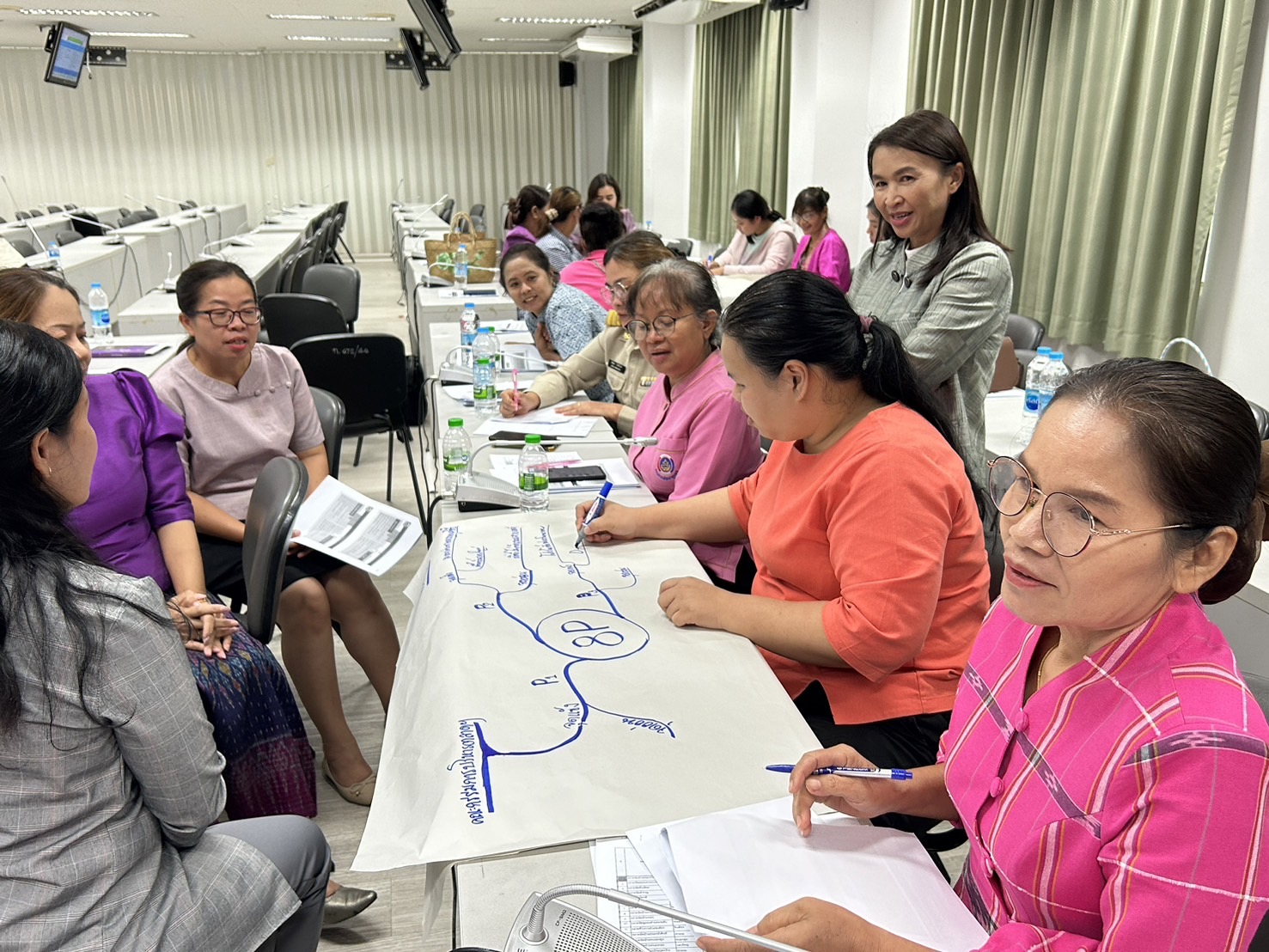 พช.ขอนแก่น : ประชุมเชิงปฏิบัติการโครงการตลาดนัดคนไทยยิ้มได้ ประจำปีงบประมาณ พ.ศ. 2567 กิจกรรมประชุมเชิงปฏิบัติการคณะกรรมการบริหารตลาดผู้บริหารจัดการตลาด (CMO) และเจ้าหน้าที่พัฒนาชุมชน