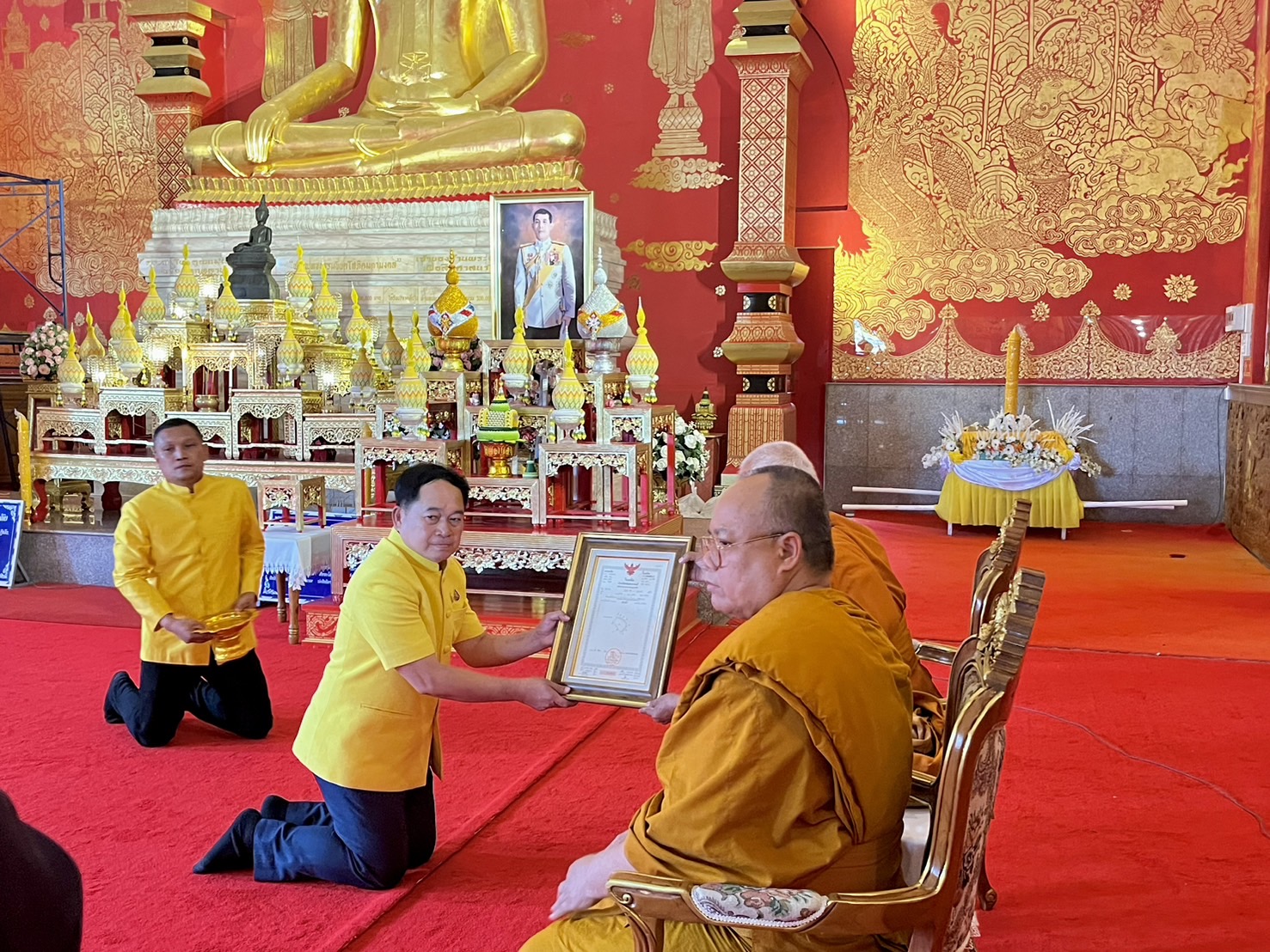 พช. ขอนแก่น ร่วมงานสัปดาห์ส่งเสริมการเผยแพร่พระพุทธศาสนา เนื่องในเทศกาลวันสำคัญทางพระพุทธศาสนา วันอาสาฬหบูชา และวันเข้าพรรษา จังหวัดขอนแก่น ประจำปีงบประมาณ 2567