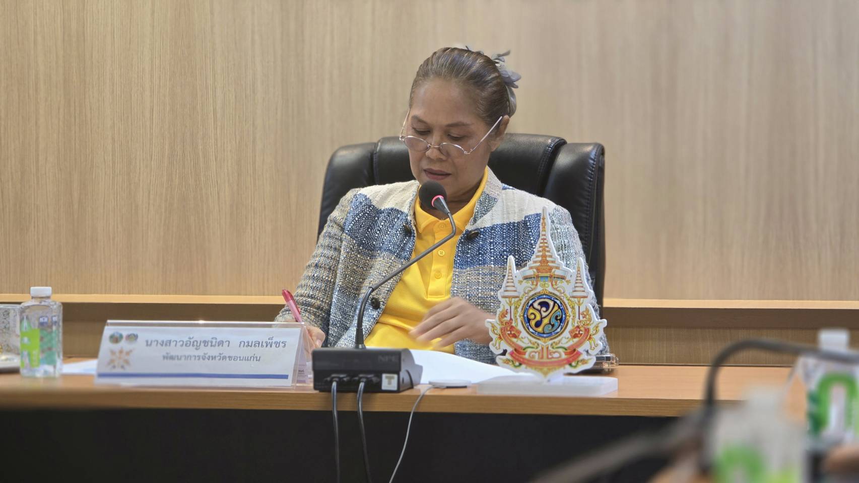 พช.ขอนแก่น : ประชุมคณะกรรมการคัดเลือกอาสาพัฒนา (อสพ.) รุ่นที่ 76