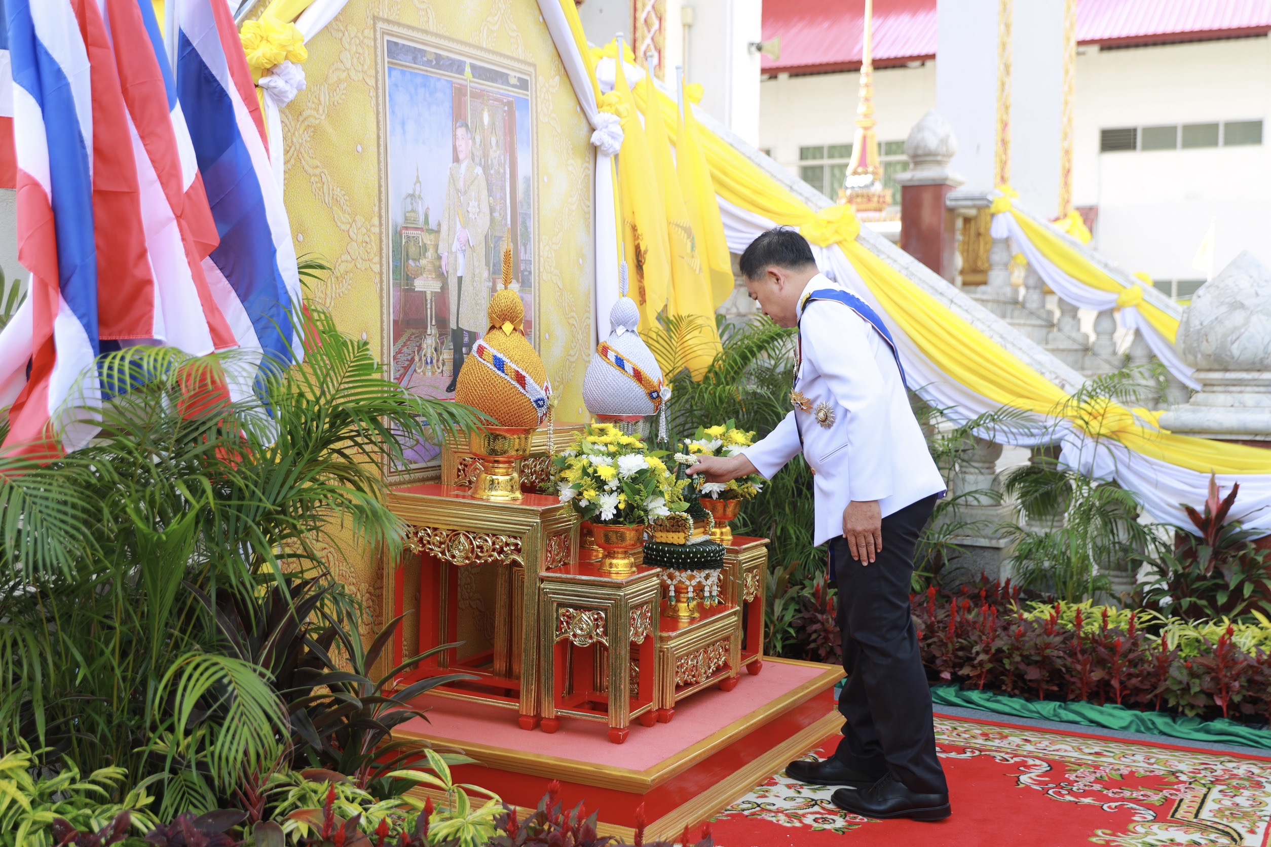 จังหวัดขอนแก่น : ประกอบพิธีเสกน้ำพระพุทธมนต์ศักดิ์สิทธิ์ เนื่องในโอกาสพระราชพิธีมหามงคลเฉลิมพระชนมพรรษา 6 รอบ 28 กรกฎาคม 2567 ณ อุโบสถ วัดธาตุพระอารามหลวง อำเภอเมืองขอนแก่น