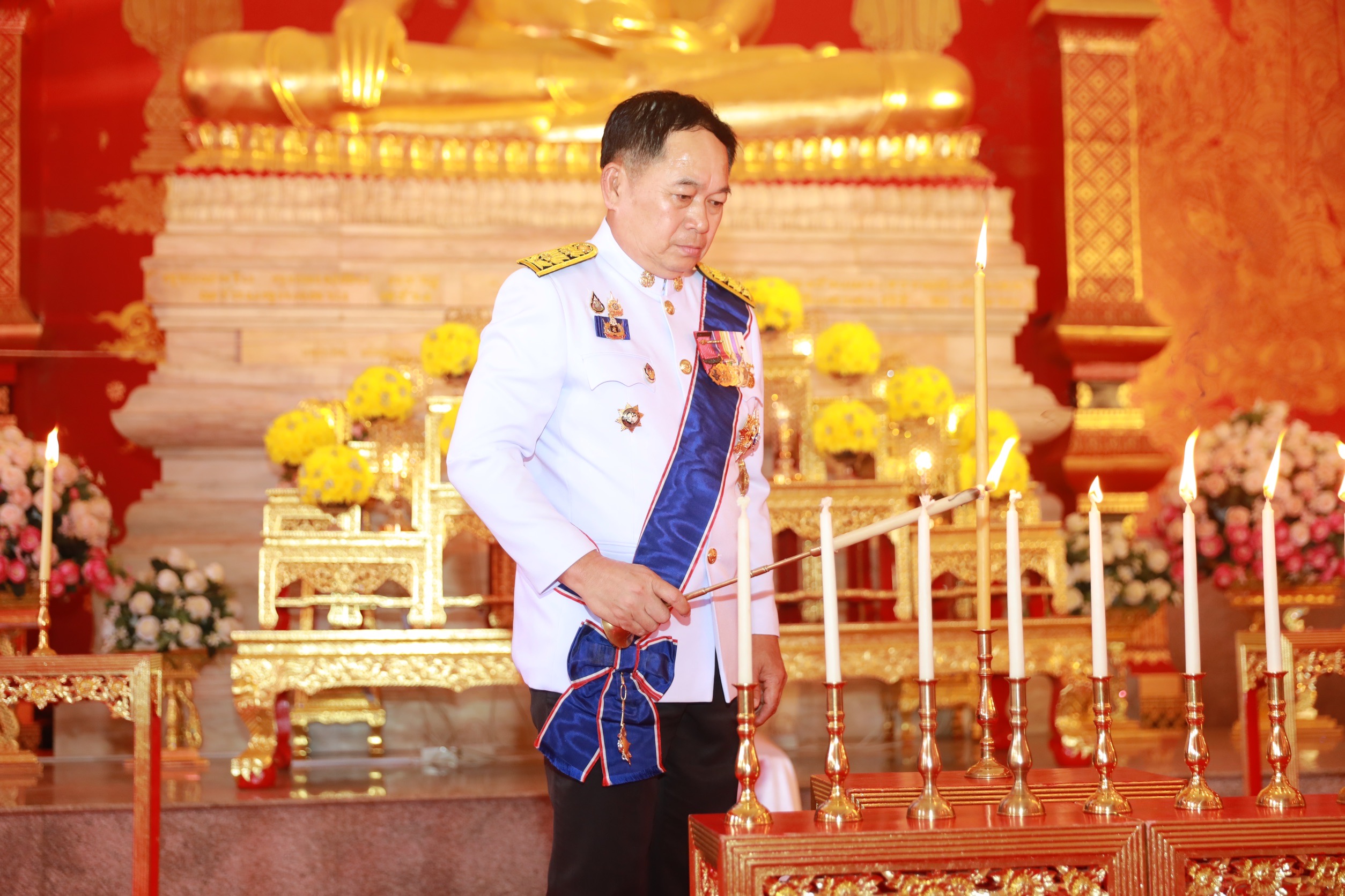 จังหวัดขอนแก่น : ประกอบพิธีเสกน้ำพระพุทธมนต์ศักดิ์สิทธิ์ เนื่องในโอกาสพระราชพิธีมหามงคลเฉลิมพระชนมพรรษา 6 รอบ 28 กรกฎาคม 2567 ณ อุโบสถ วัดธาตุพระอารามหลวง อำเภอเมืองขอนแก่น