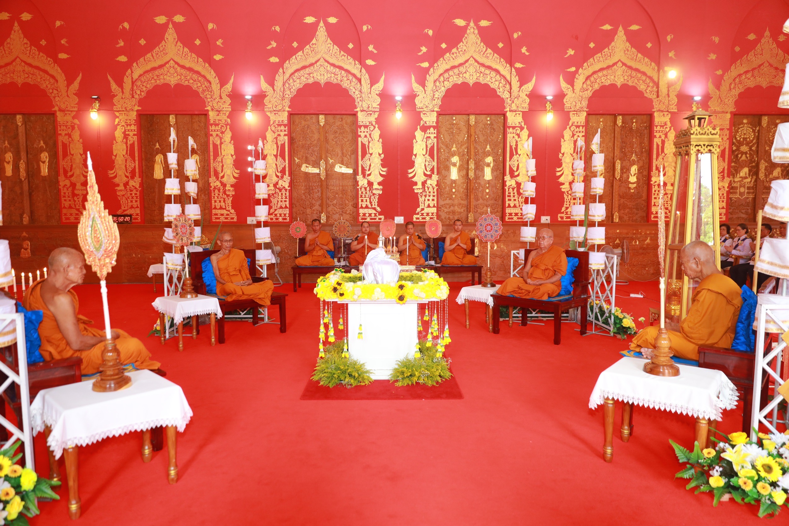 จังหวัดขอนแก่น : ประกอบพิธีเสกน้ำพระพุทธมนต์ศักดิ์สิทธิ์ เนื่องในโอกาสพระราชพิธีมหามงคลเฉลิมพระชนมพรรษา 6 รอบ 28 กรกฎาคม 2567 ณ อุโบสถ วัดธาตุพระอารามหลวง อำเภอเมืองขอนแก่น