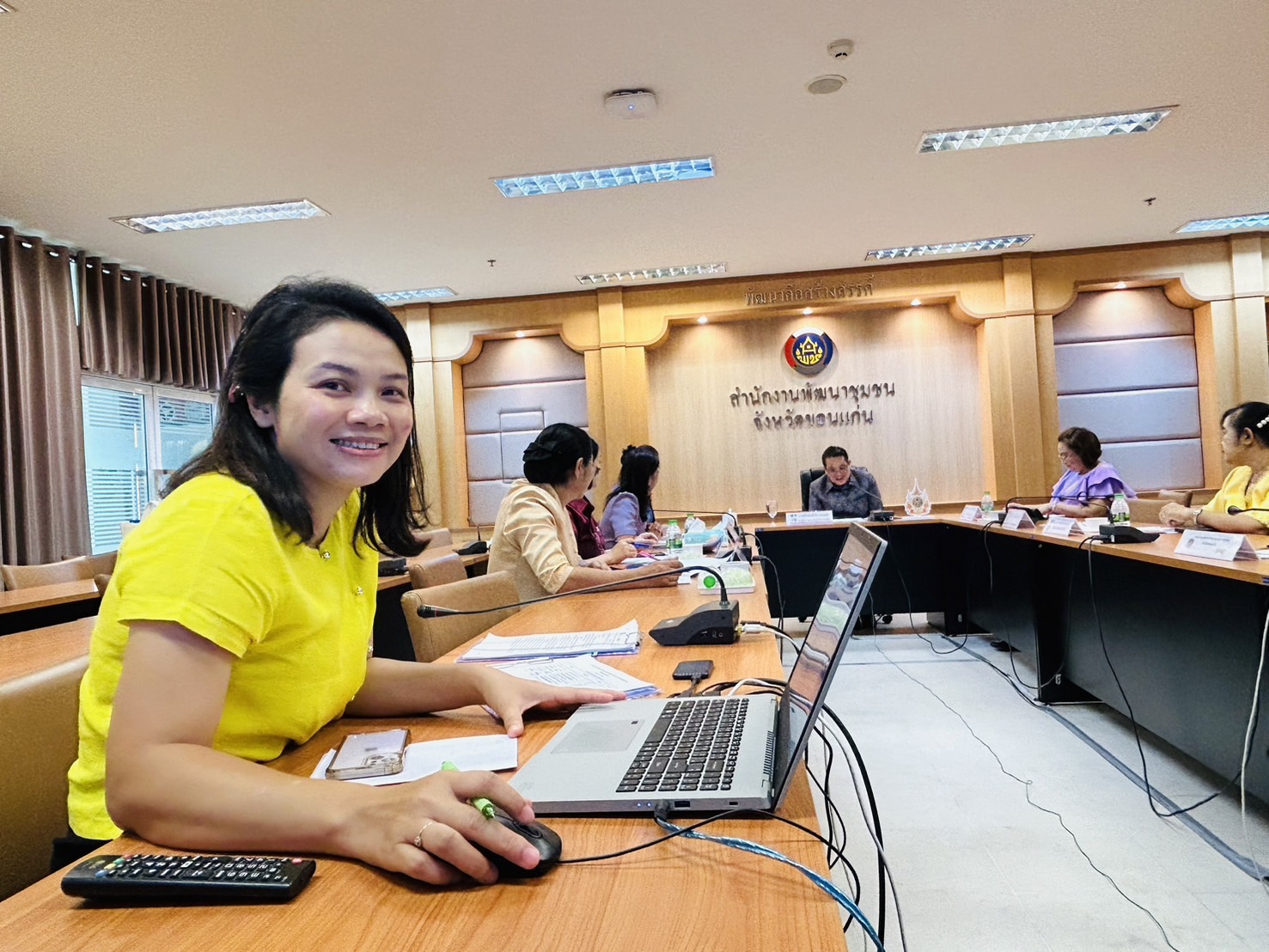 จังหวัดขอนแก่น : ประชุมคณะกรรมการรับรองมาตฐานการพัฒนาชุมชน (มชช.)