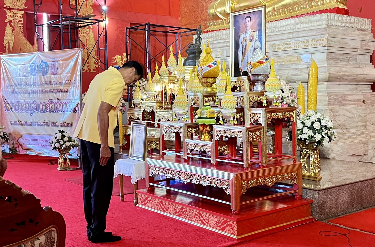 พช. ขอนแก่น ร่วมงานสัปดาห์ส่งเสริมการเผยแพร่พระพุทธศาสนา เนื่องในเทศกาลวันสำคัญทางพระพุทธศาสนา วันอาสาฬหบูชา และวันเข้าพรรษา จังหวัดขอนแก่น ประจำปีงบประมาณ 2567