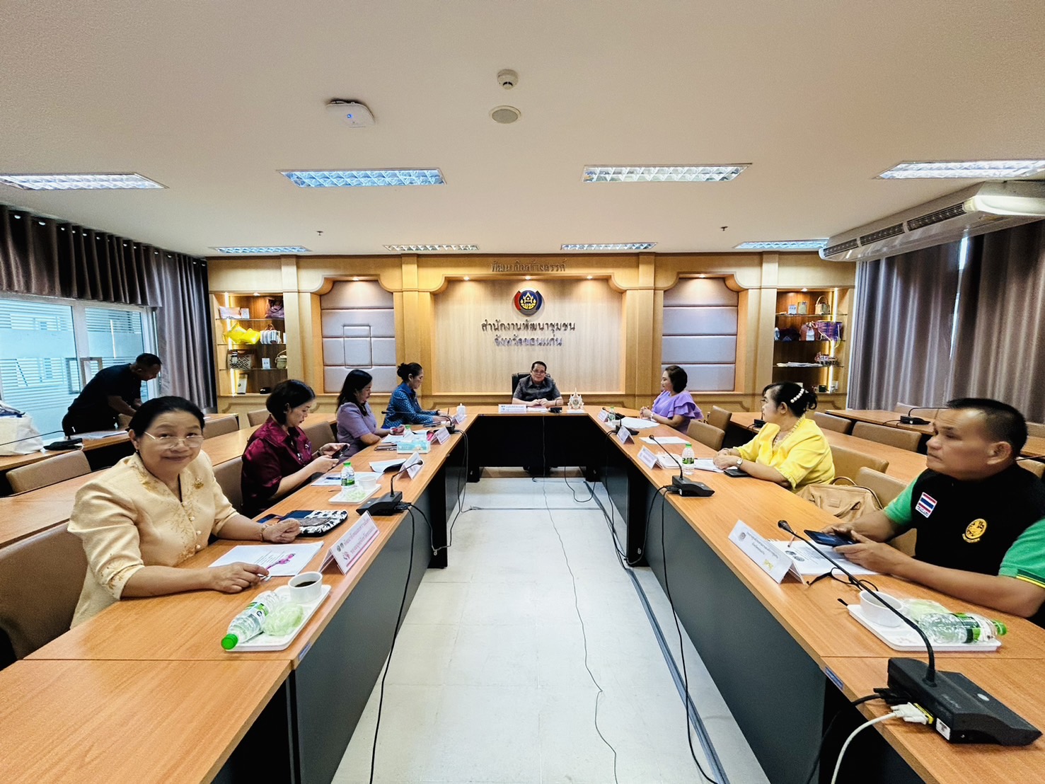 จังหวัดขอนแก่น : ประชุมคณะกรรมการรับรองมาตฐานการพัฒนาชุมชน (มชช.)