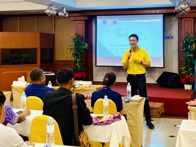 จังหวัดขอนแก่น : ดำเนินโครงการประชุมเชิงปฏิบัติการส่งเสริมการสร้างรายได้จากกิจการอาหารปลอดภัยระดับจังหวัด ประจำปีงบประมาณ พ.ศ. 2567 ระหว่างวันที่ 11 –12 กรกฎาคม 2567 ณ ห้องอัพทาวน์ โรงแรมขอนแก่นโฮเต็ล ตำบลในเมือง อำเภอเมืองขอนแก่น จังหวัดขอนแก่น